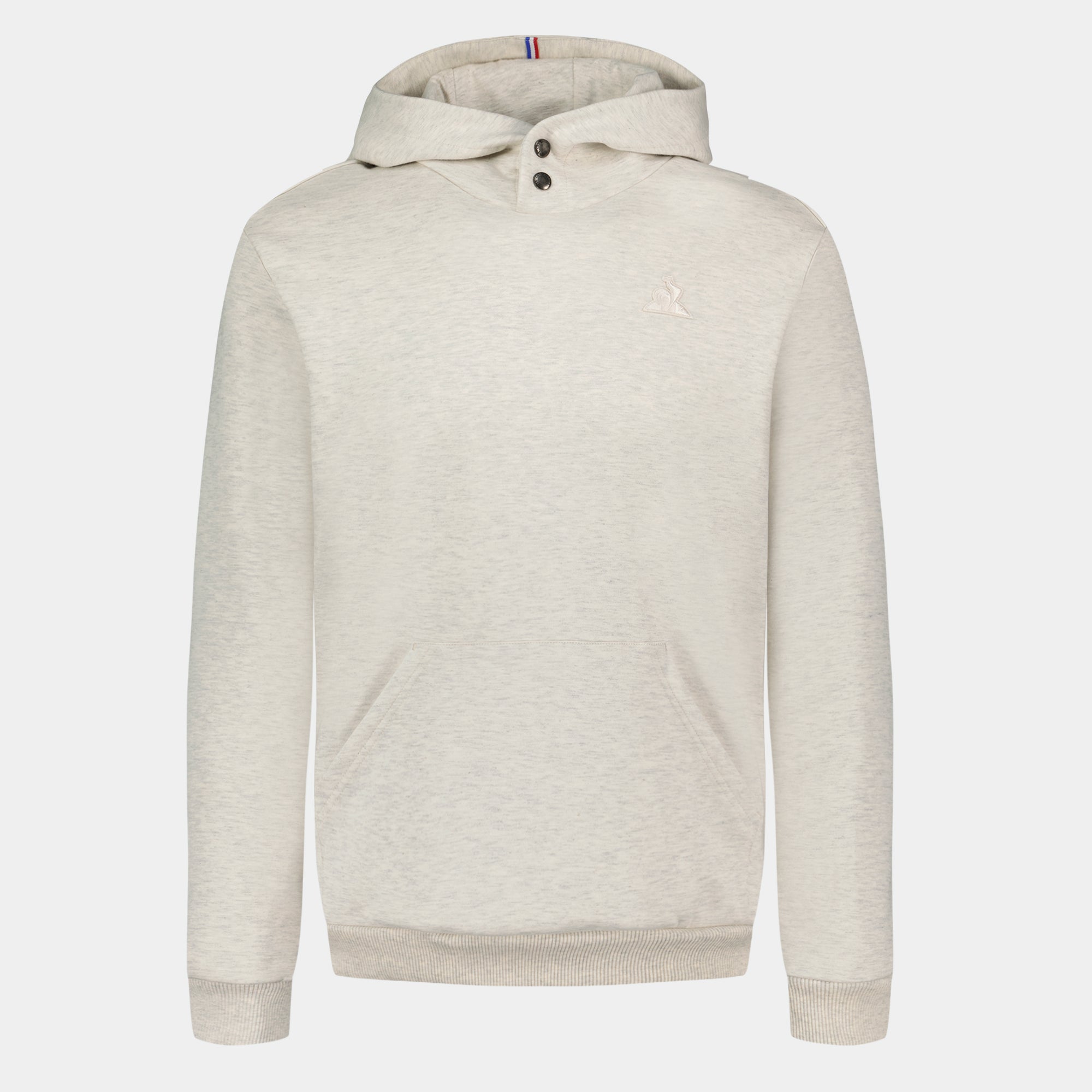2520915-ESS T/T Hoody N°1 M beige chiné | Sweat à capuche Homme