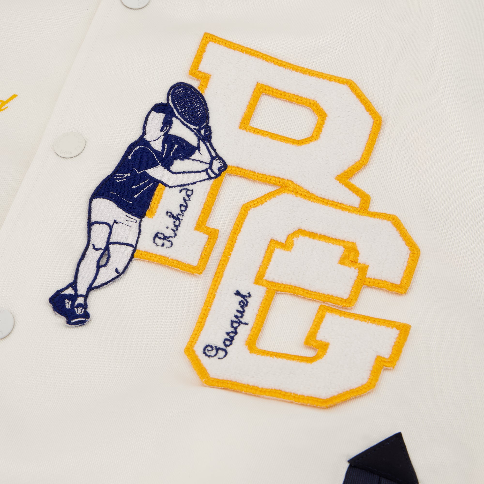 2521134-GASQUET Veste Hommage N°1 M écru/bleu ga | Veste hommage Richard GASQUET
