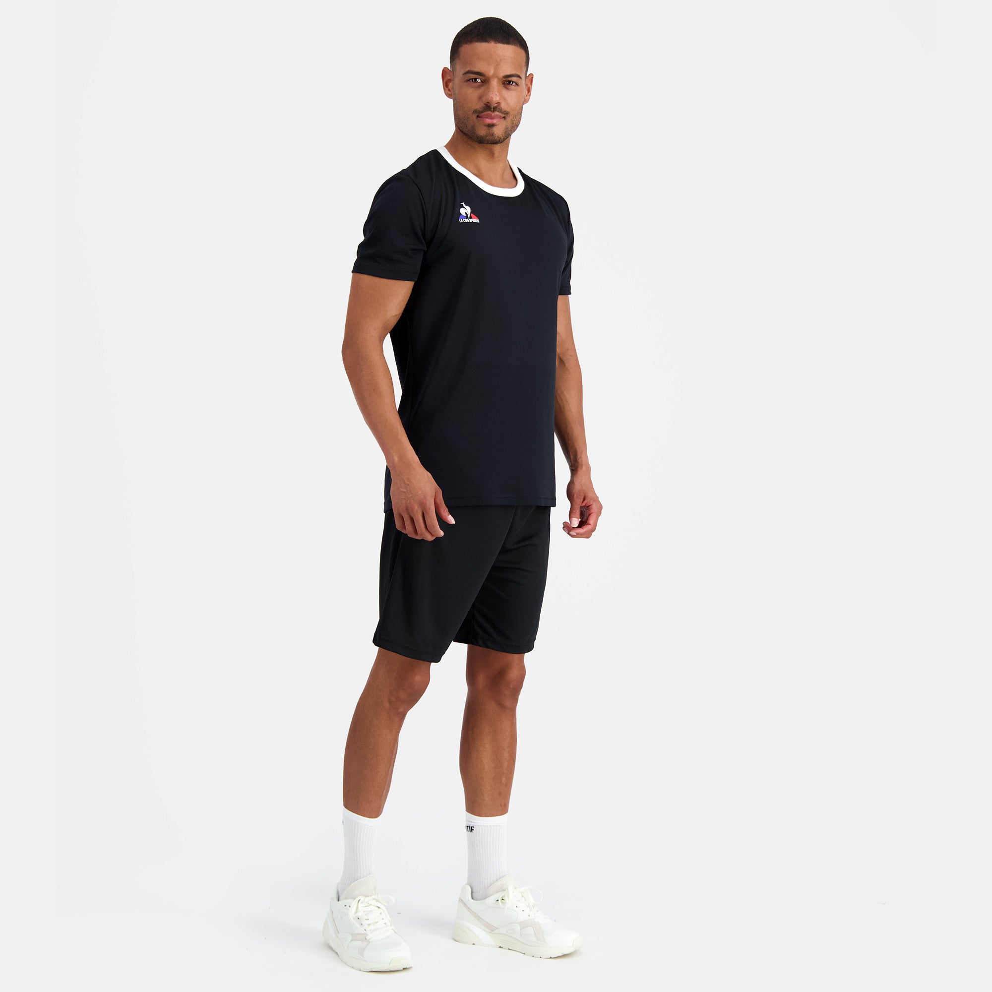 2220019-N°1 TRAINING Tee SS M black  | Maglietta Uomo