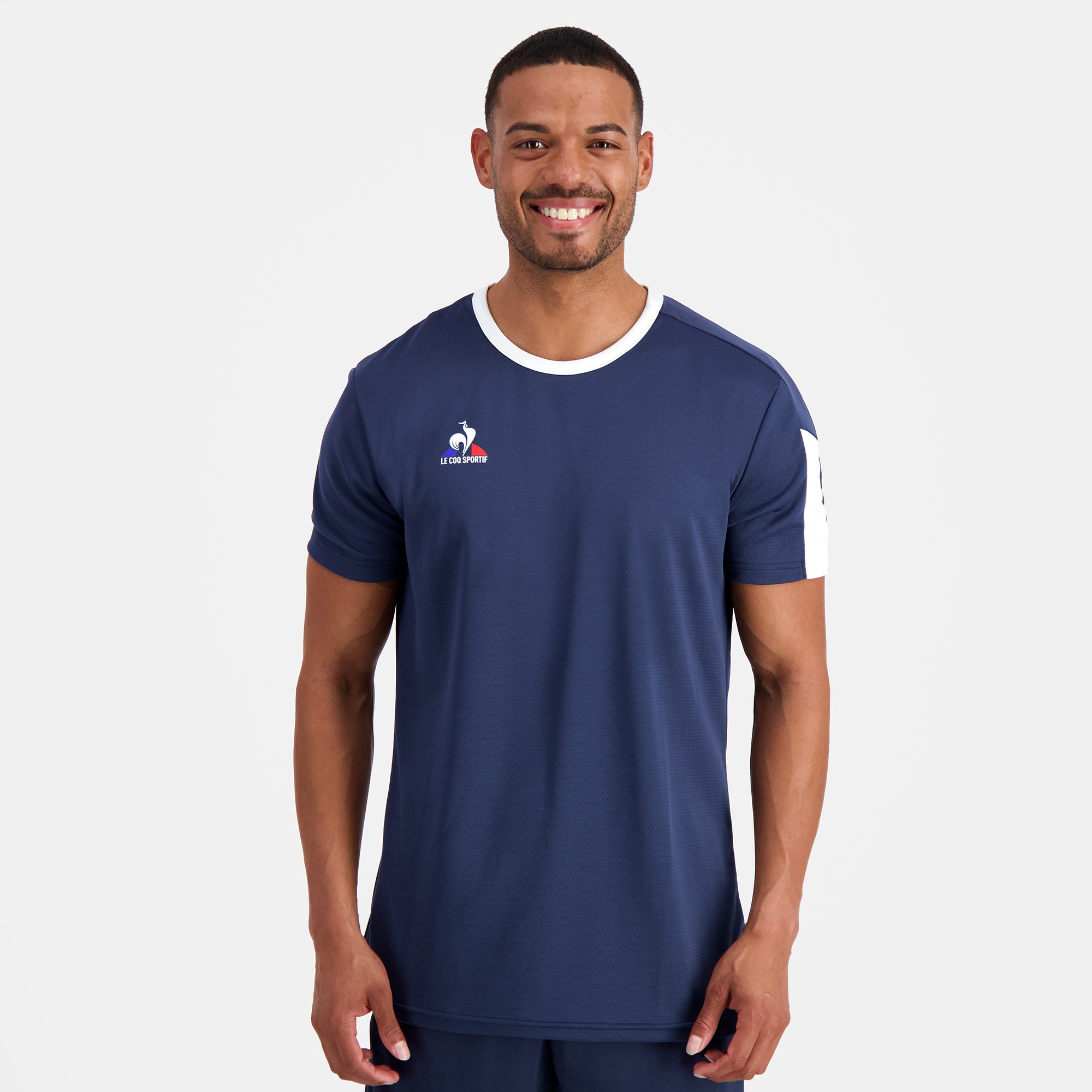 2220020-N°1 TRAINING Tee SS M dress blues  | Maglietta Uomo