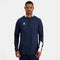 2220026-N°1 TRAINING Sweat 3/4 Zip M dress blues  | Felpa Uomo