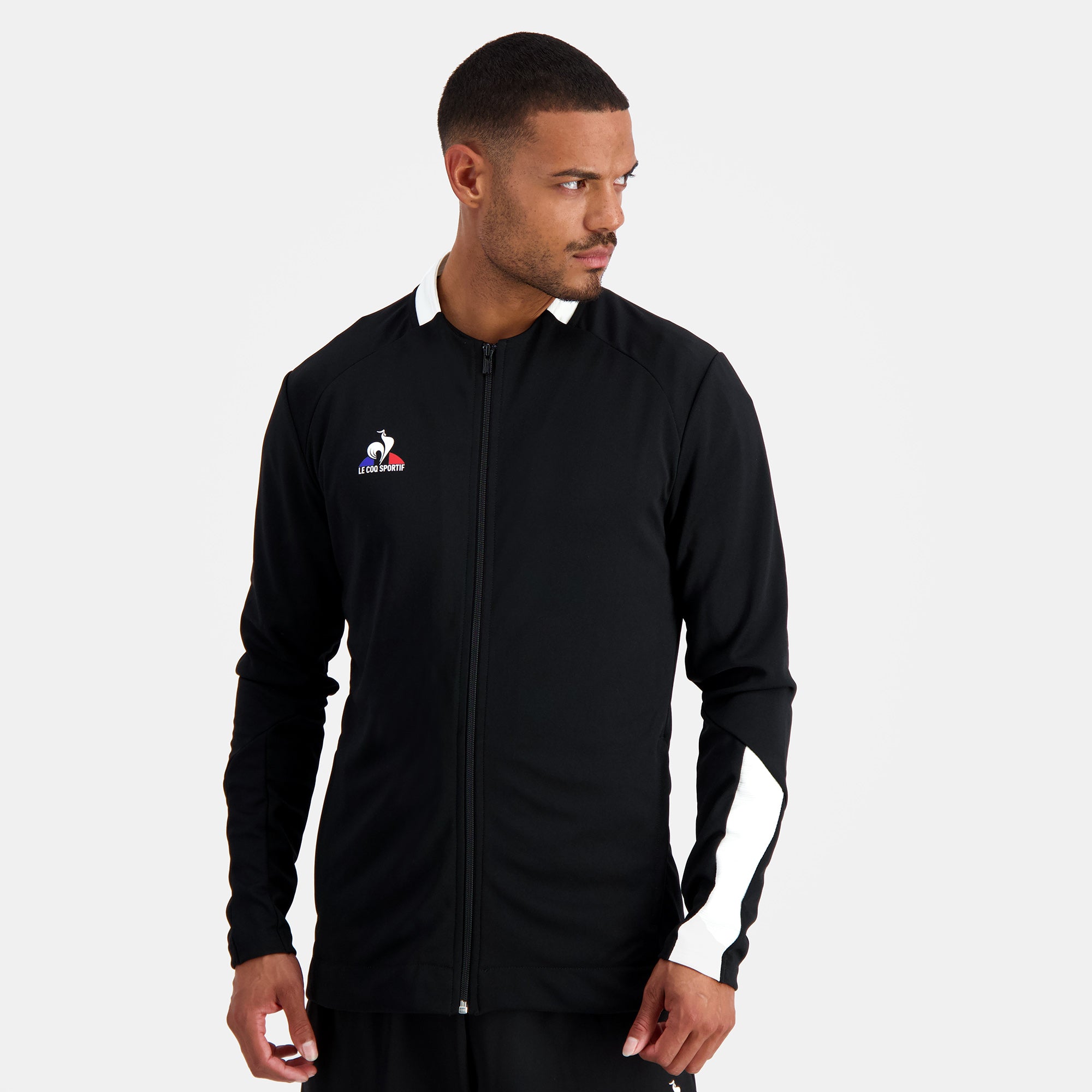 2220031-N°2 TRAINING FZ Sweat M black  | Zip-Up Sweatshirtshirt for men