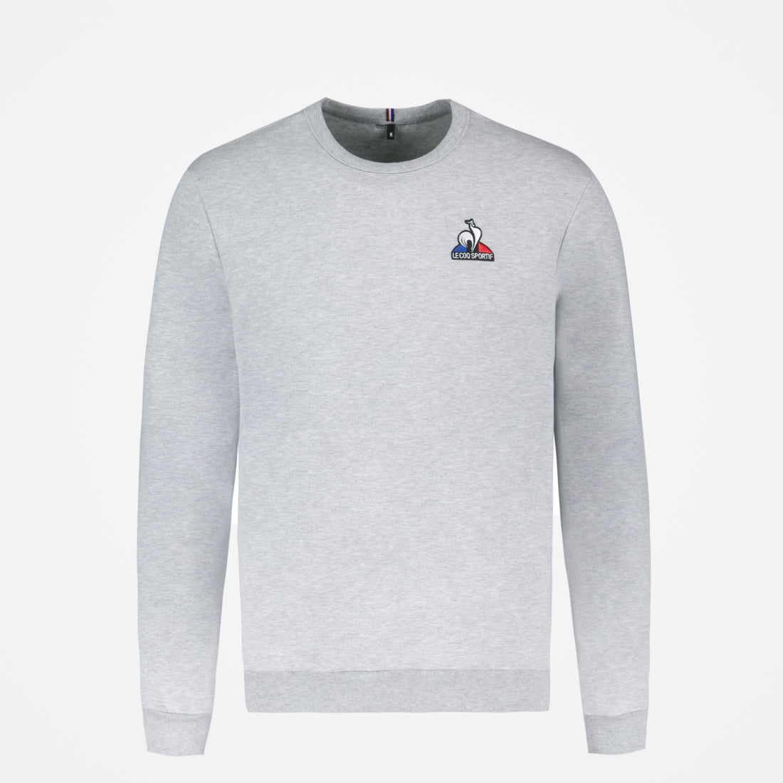 2310559-ESS Crew Sweat N°4 M gris chiné clair  | Round-Neck Sweatshirtshirt for men