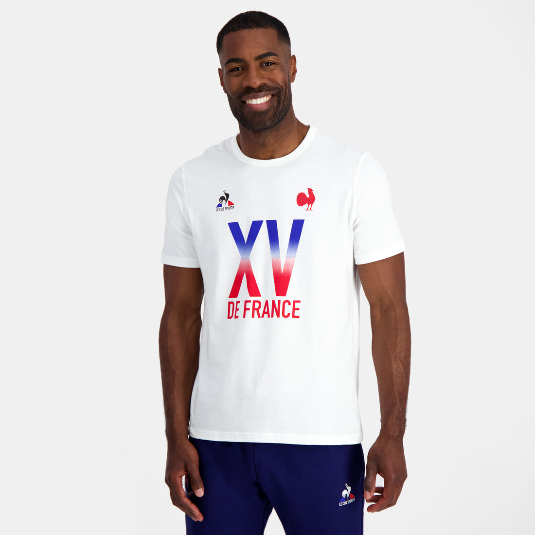 2320109-FFR FANWEAR Tee SS N°2 M new optical whi | T-shirt Homme XV de France
