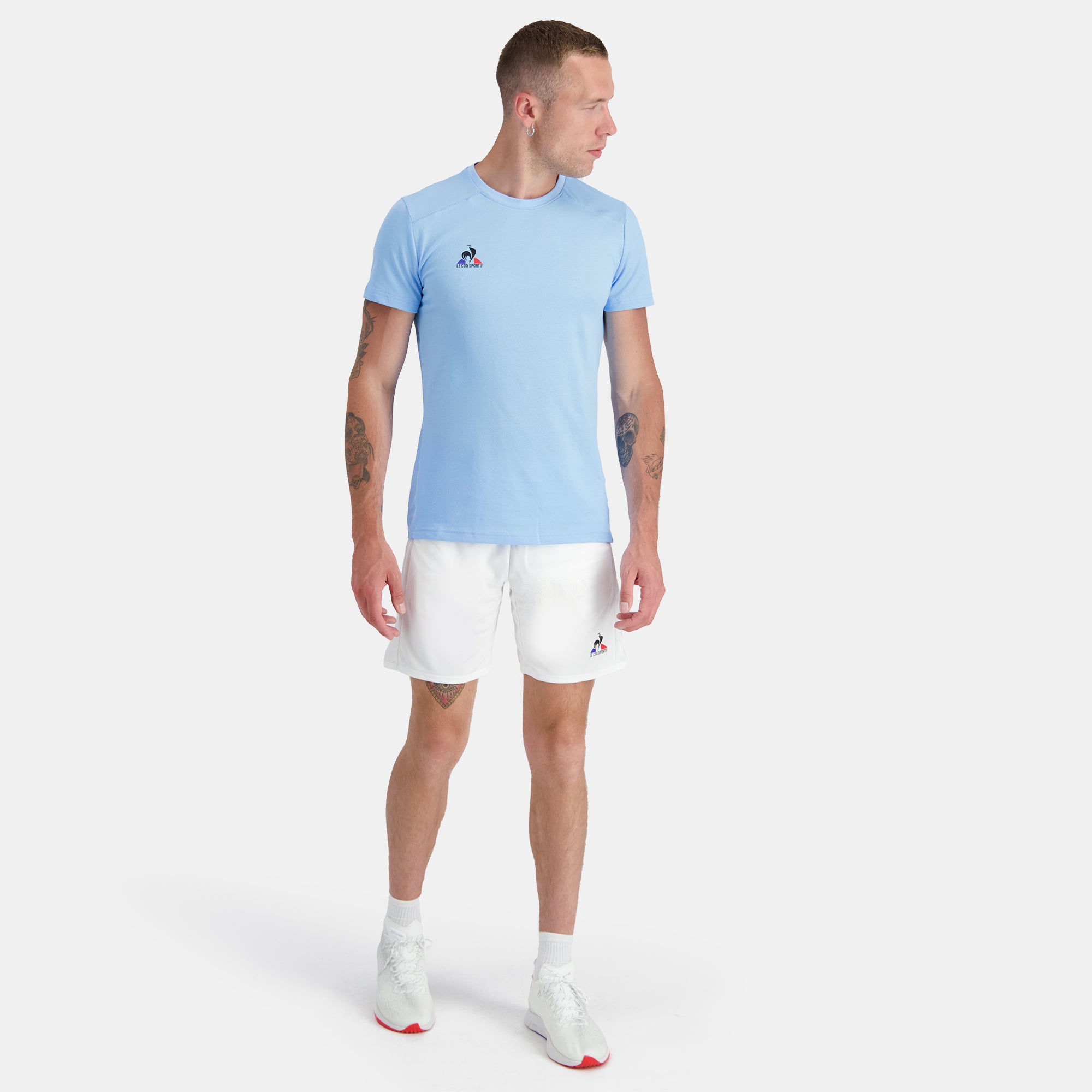 2320134-TENNIS Tee SS N°4 M fly blue  | T-Shirt for men