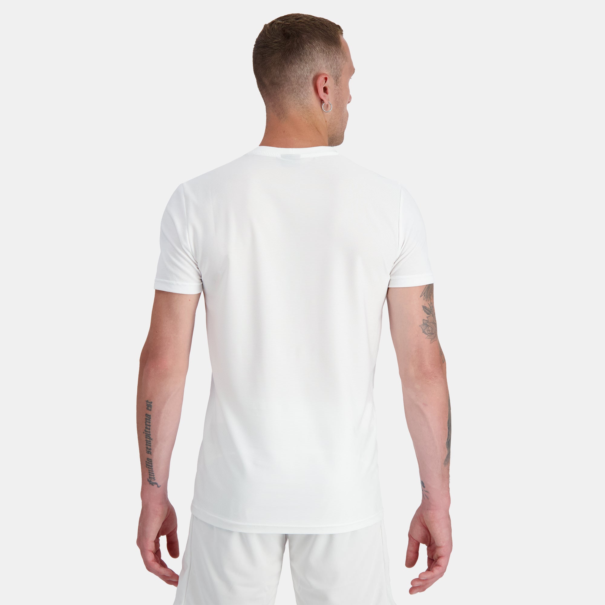 2320135-TENNIS Tee SS N°4 M new optical white  | T-Shirt für Herren