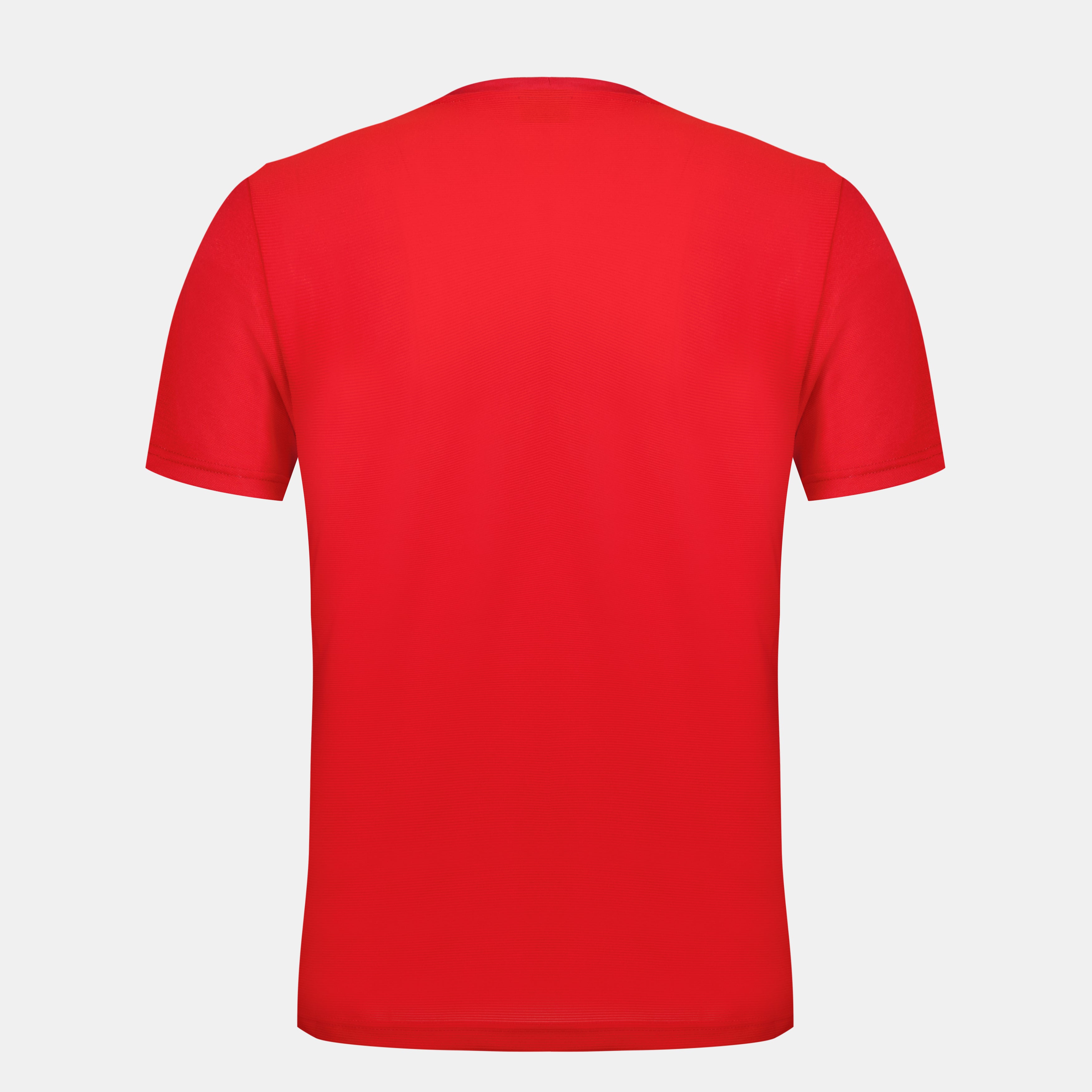 2320136-TENNIS Tee SS N°4 M pur rouge  | Camiseta Hombre