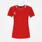 2320149-TENNIS Tee SS N°2 W pur rouge/new optica  | Maglietta Donna