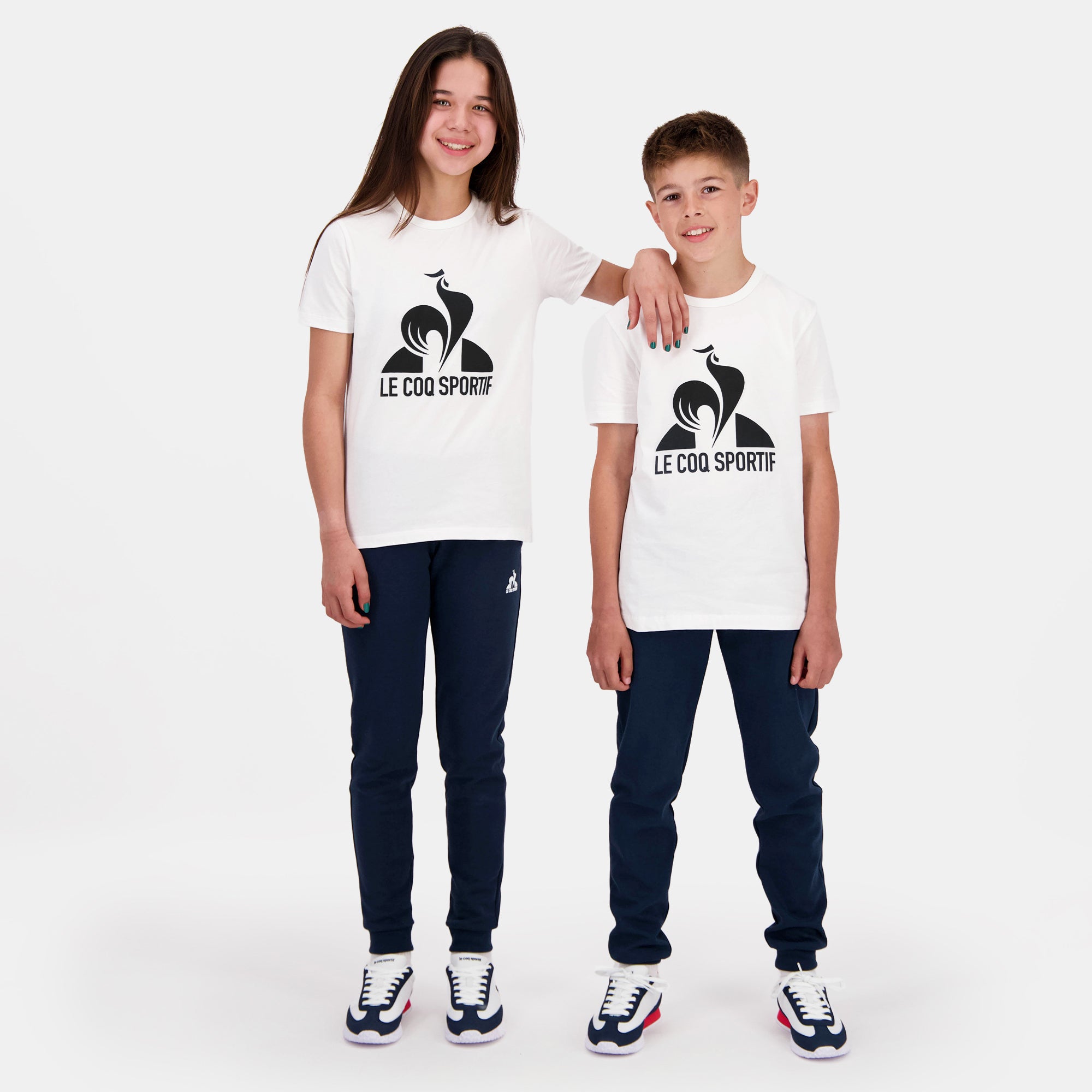 2320654-ESS Tee SS N°1 Enfant new optical white  | T-Shirt for kids