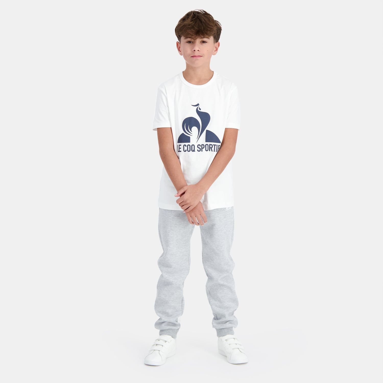 2320654-ESS Tee SS N°1 Enfant new optical white  | T-Shirt for kids