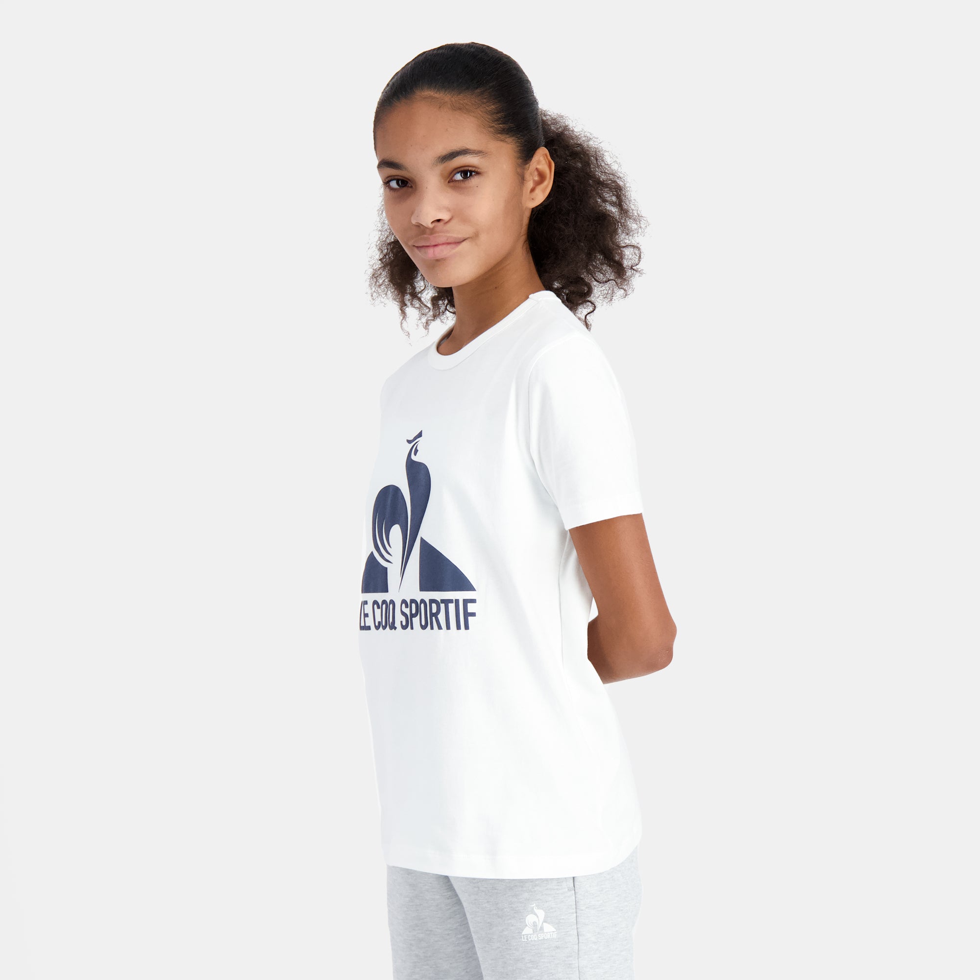 2320654-ESS Tee SS N°1 Enfant new optical white | T-shirt Enfant