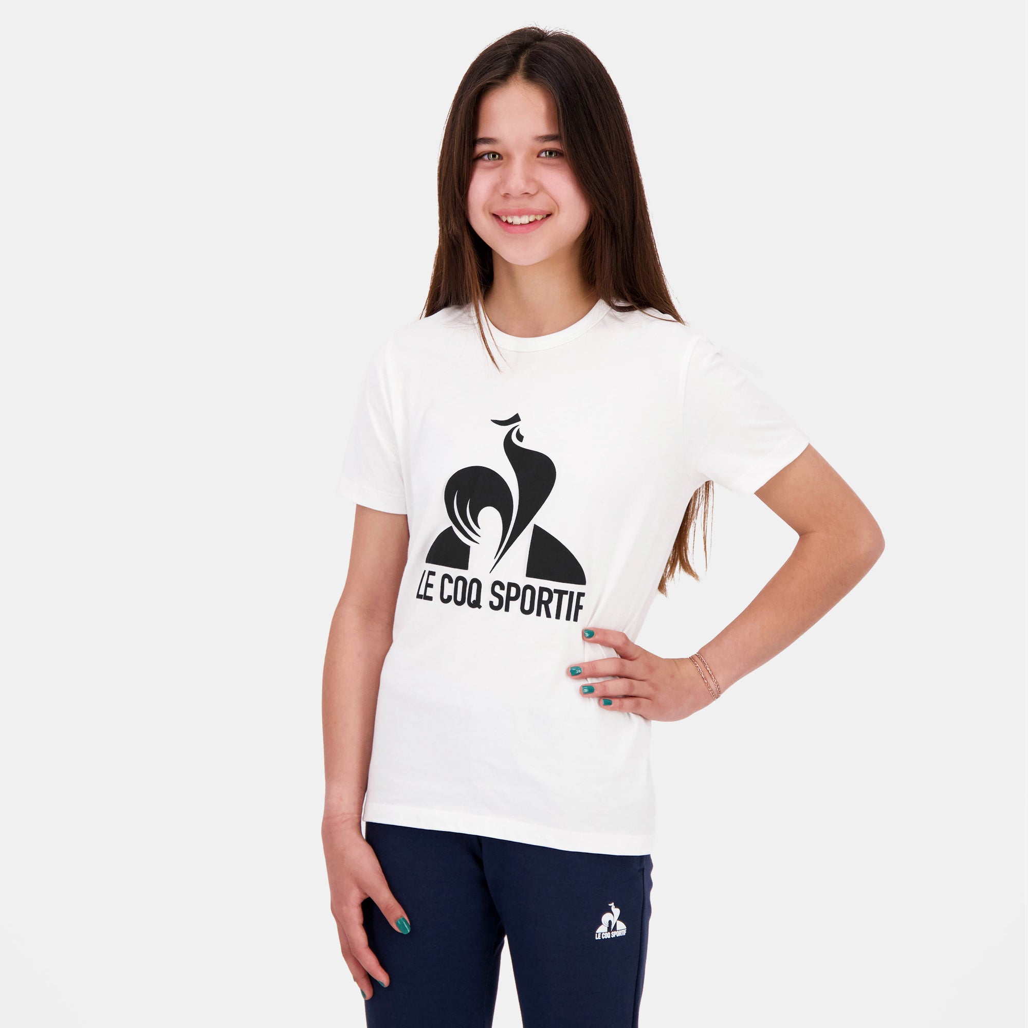 2320654-ESS Tee SS N°1 Enfant new optical white  | T-Shirt für Kinder