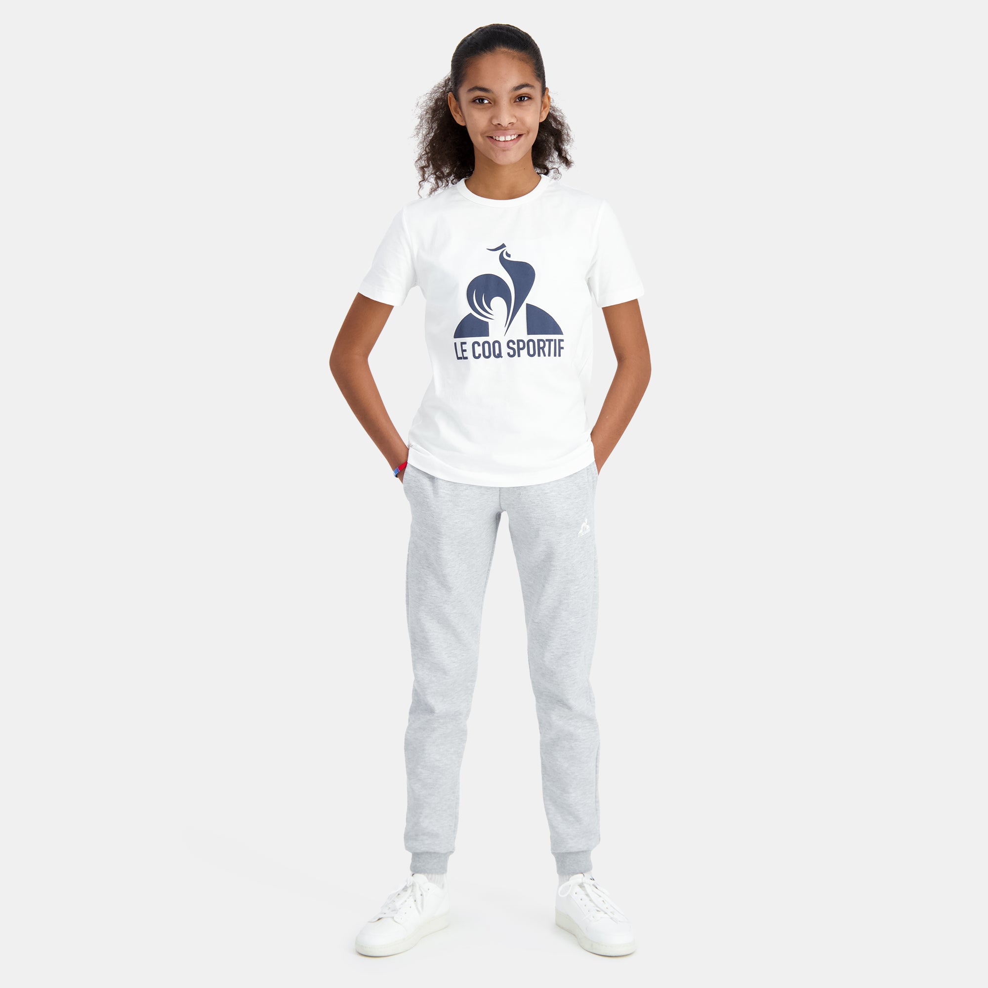 2320654-ESS Tee SS N°1 Enfant new optical white  | Camiseta para Niño