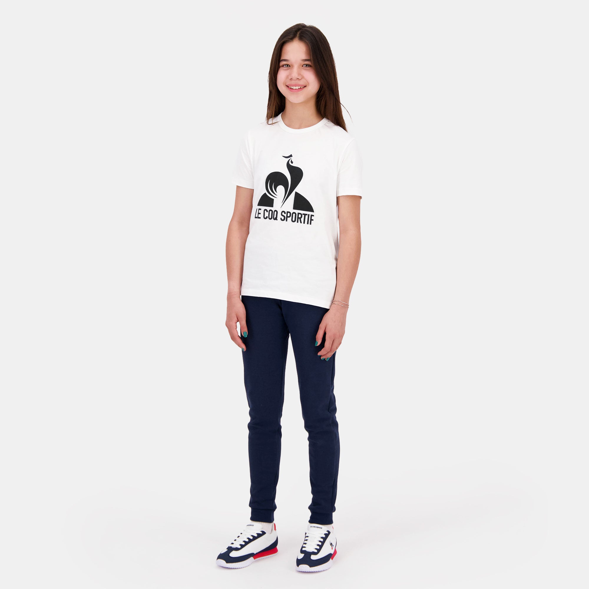 2320654-ESS Tee SS N°1 Enfant new optical white  | T-Shirt for kids