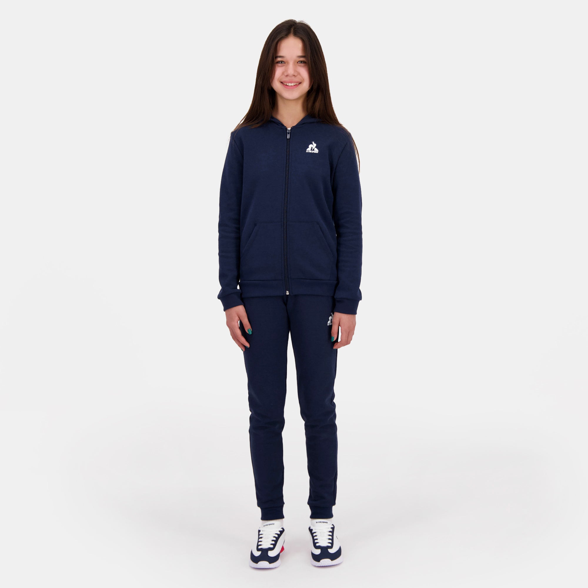 2320658-ESS FZ Hoody N°1 Enfant dress blues  | Zip-Up Hoodie for kids