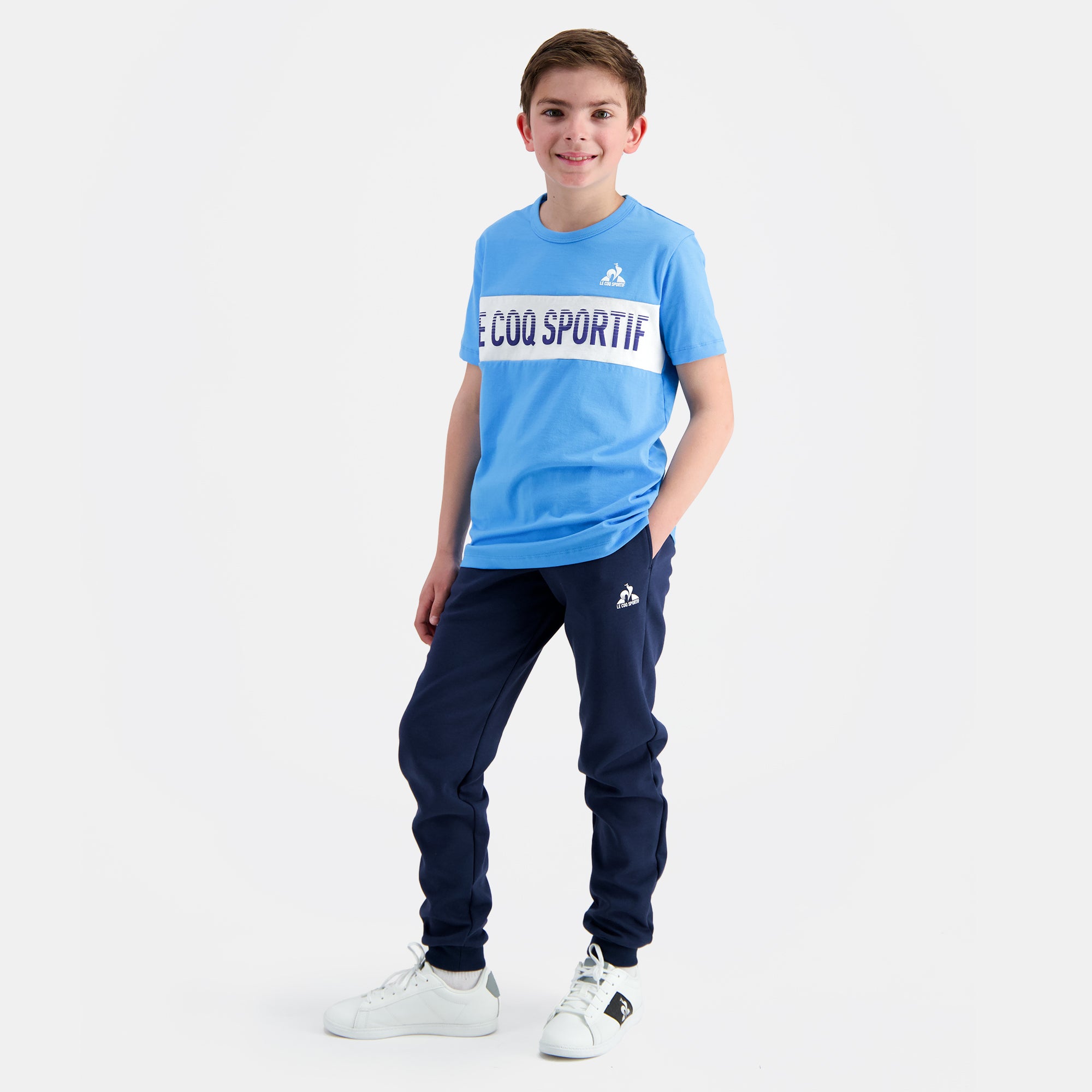 2320670-ESS Pant Slim N°1 Enfant dress blues  | Hose Slim für Kinder