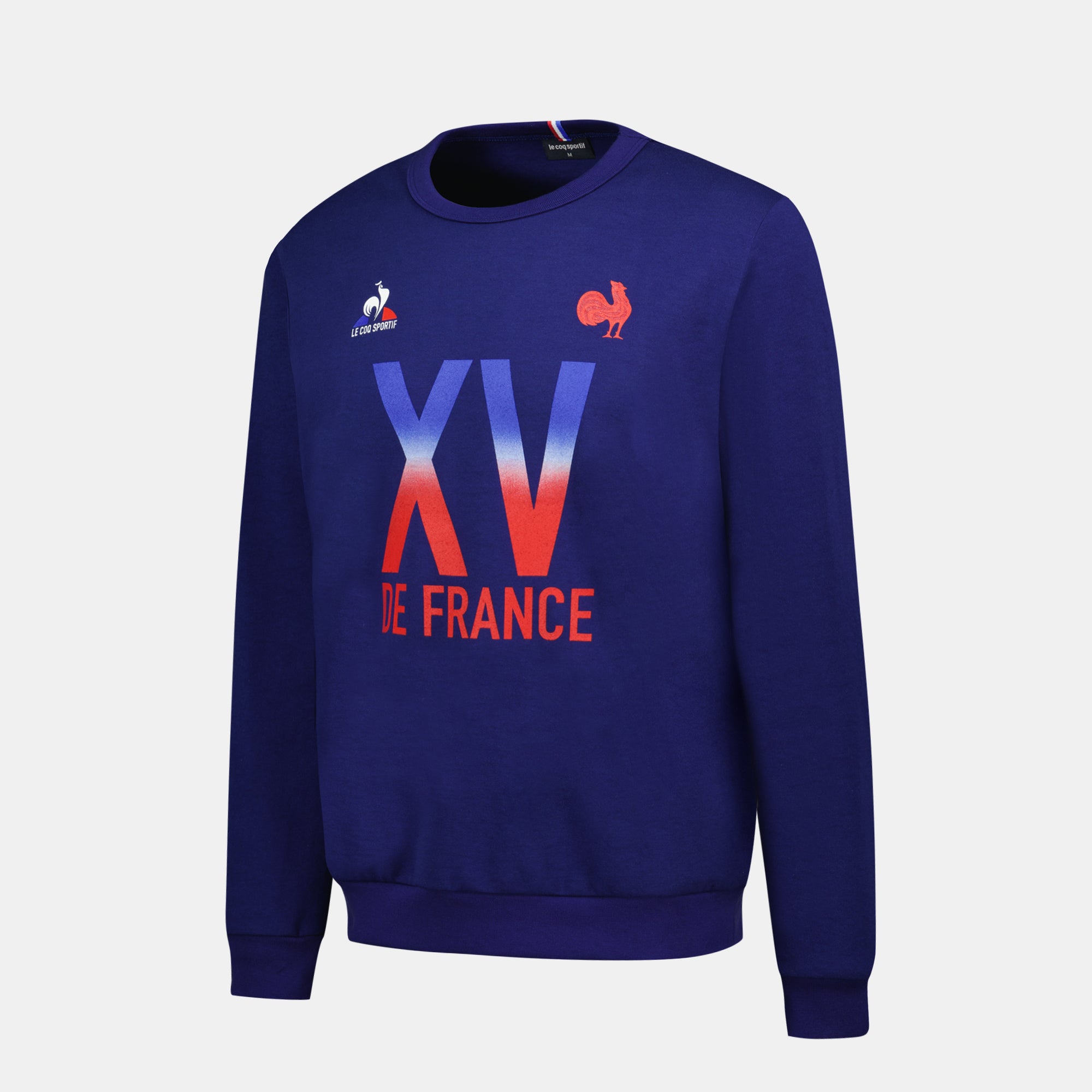 2320815-FFR FANWEAR Crew Sweat N°2 M bleu FR int  | Sweatshirtshirt Mit Rundhalsausschnitt für Herren XV de France