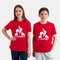 2320830-ESS Tee SS N°1 Enfant rouge electro  | Maglietta Bambino