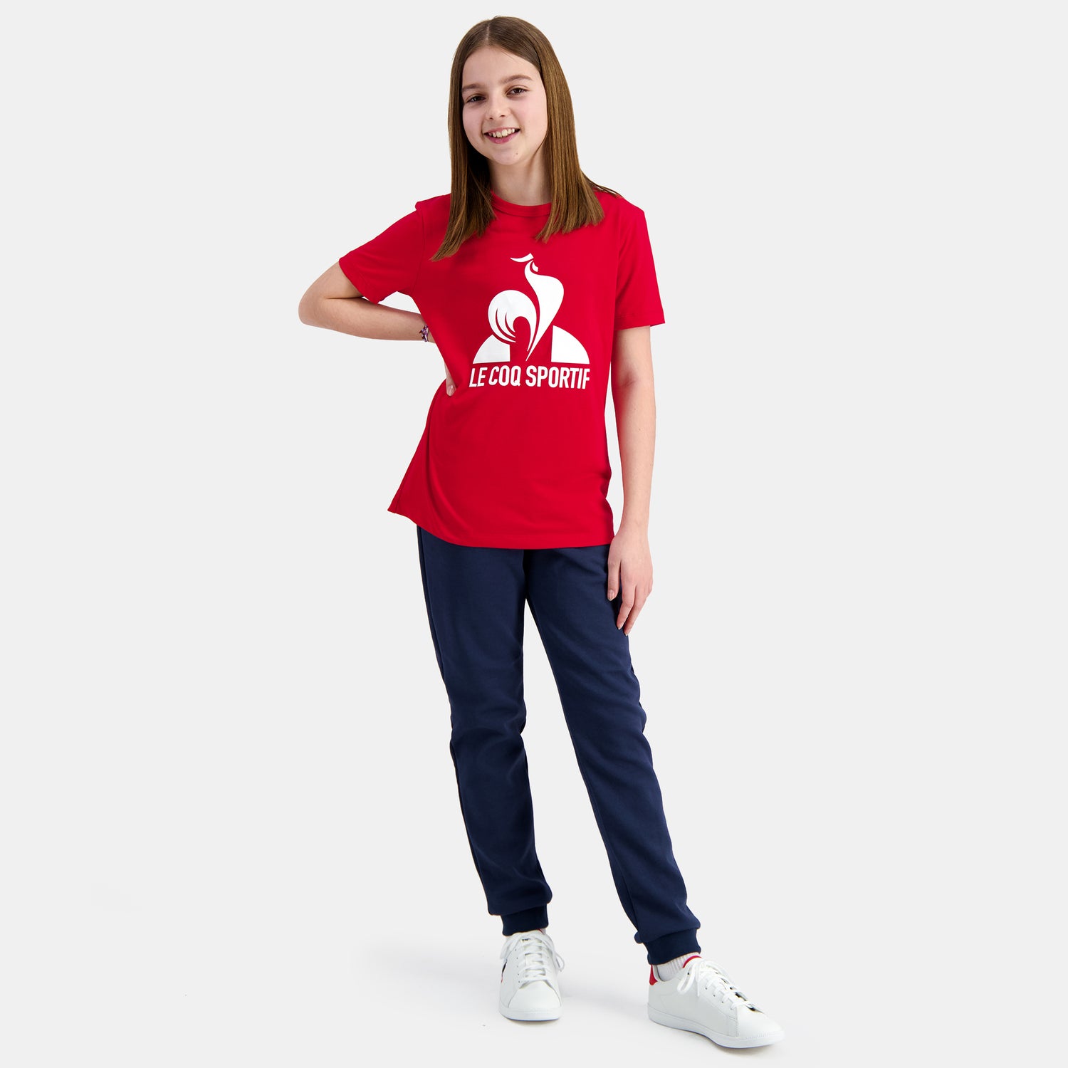 2320830-ESS Tee SS N°1 Enfant rouge electro  | Maglietta Bambino
