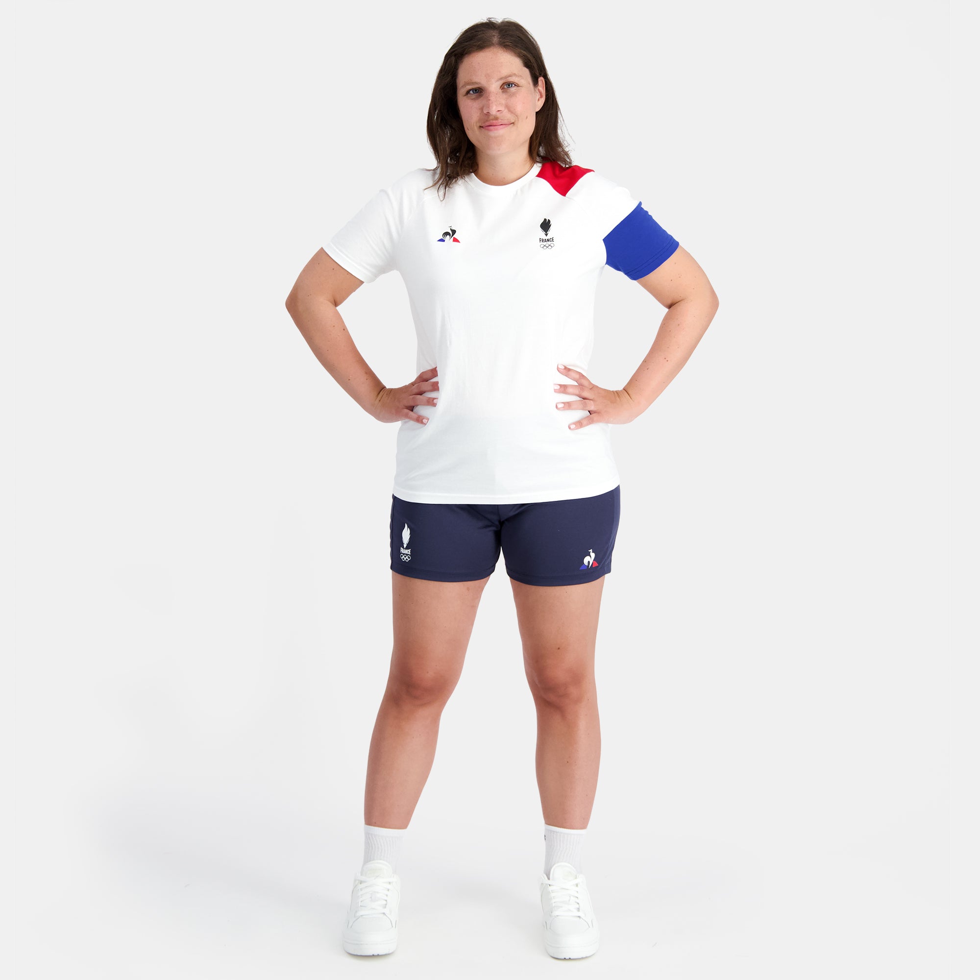 2321140-AUTRES COMP.O Short Match N°1 W dress bl | Short Équipe de France Femme