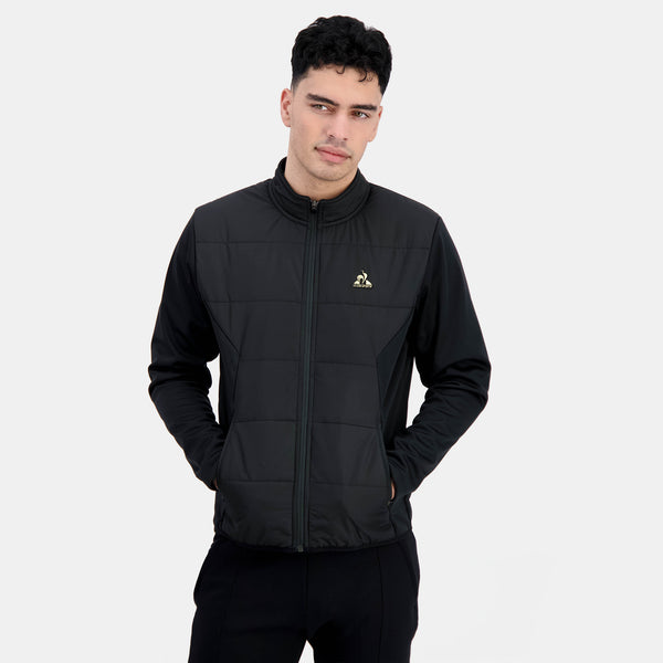 【le coq sportif】 Sunday Hoodie ★ Loose Fit Le coq sportif Mens Fleece Hoodie Grey Medium Long Sleeves