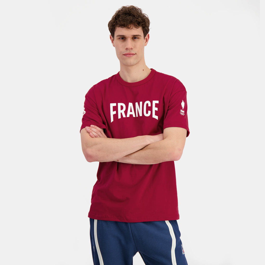 2410043-EFRO 24 Tee SS N°2 M rio red | T-shirt Équipe de France Homme