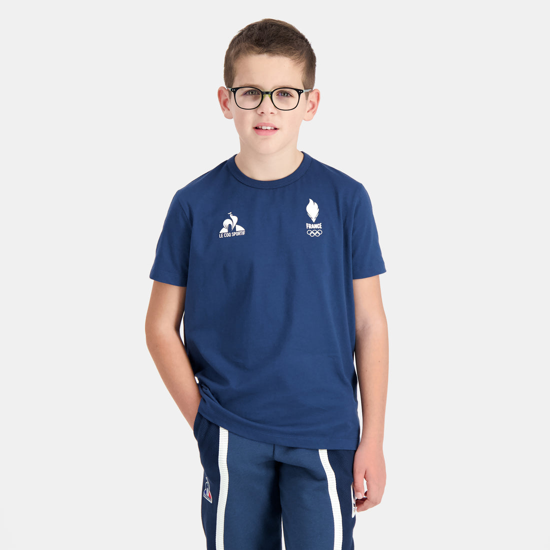 2410088-EFRO 24 Tee SS N°2 Enfant insignia blue  | T-Shirt for kids