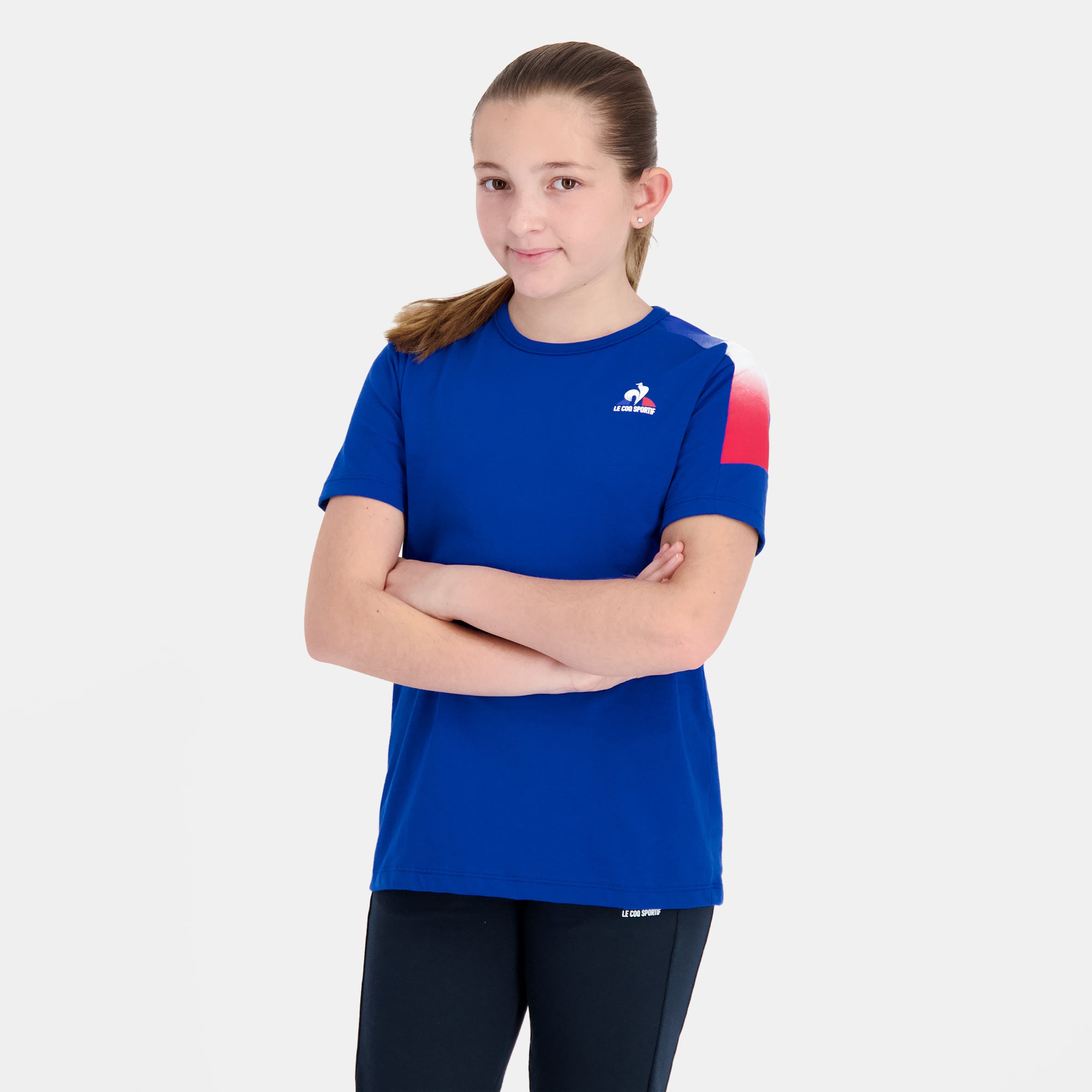 2410145-TRI Tee SS N°1 Enfant bleu electro  | T-Shirt for kids