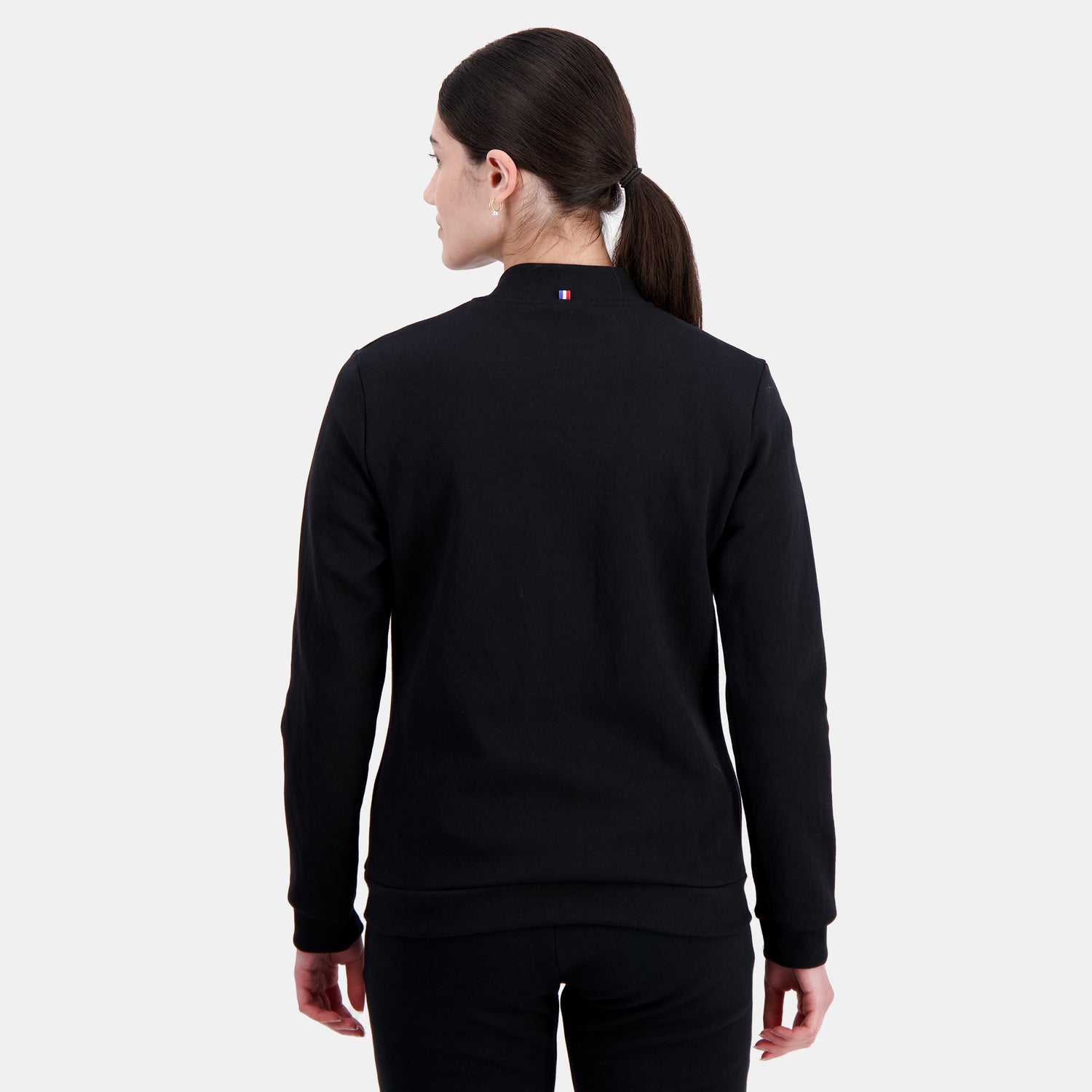 2410166-ESS FZ Sweat N°1 W black  | Sweatshirt for women