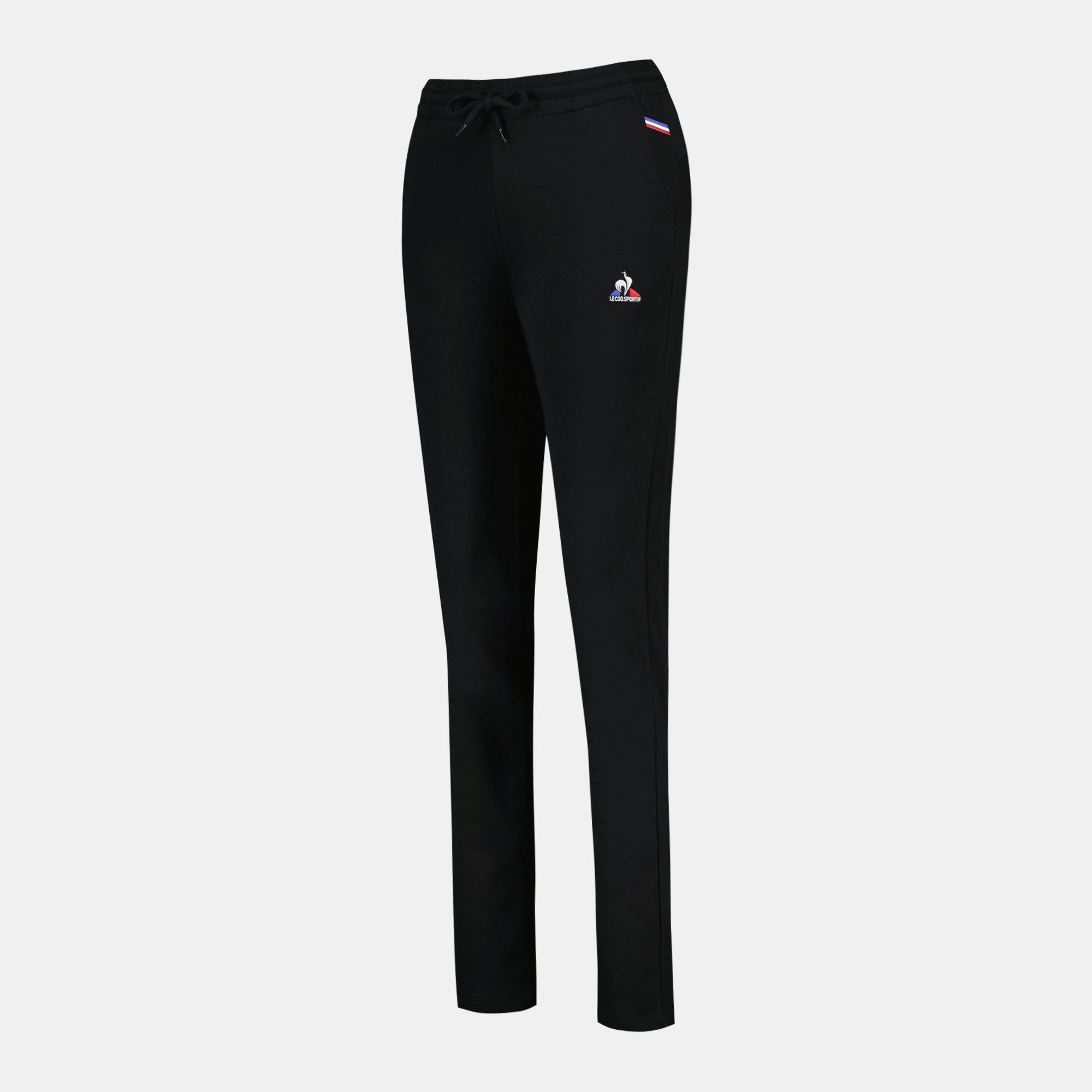 2410175-ESS Pant Droit N°1 W black  | Trousers coupe droite for women
