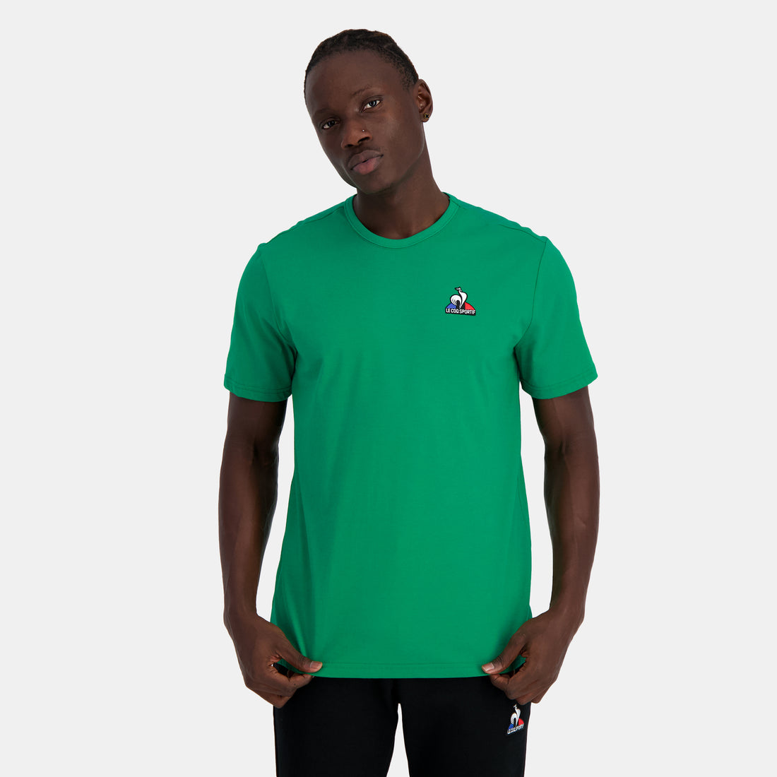 2410186-ESS Tee SS N°4 M vert forez | T-shirt Homme
