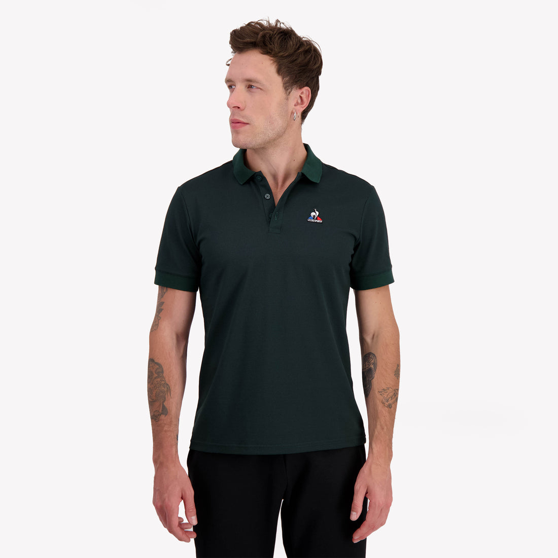 2410246-ESS Polo SS N°2 M scarab  | Polo Shirt for men