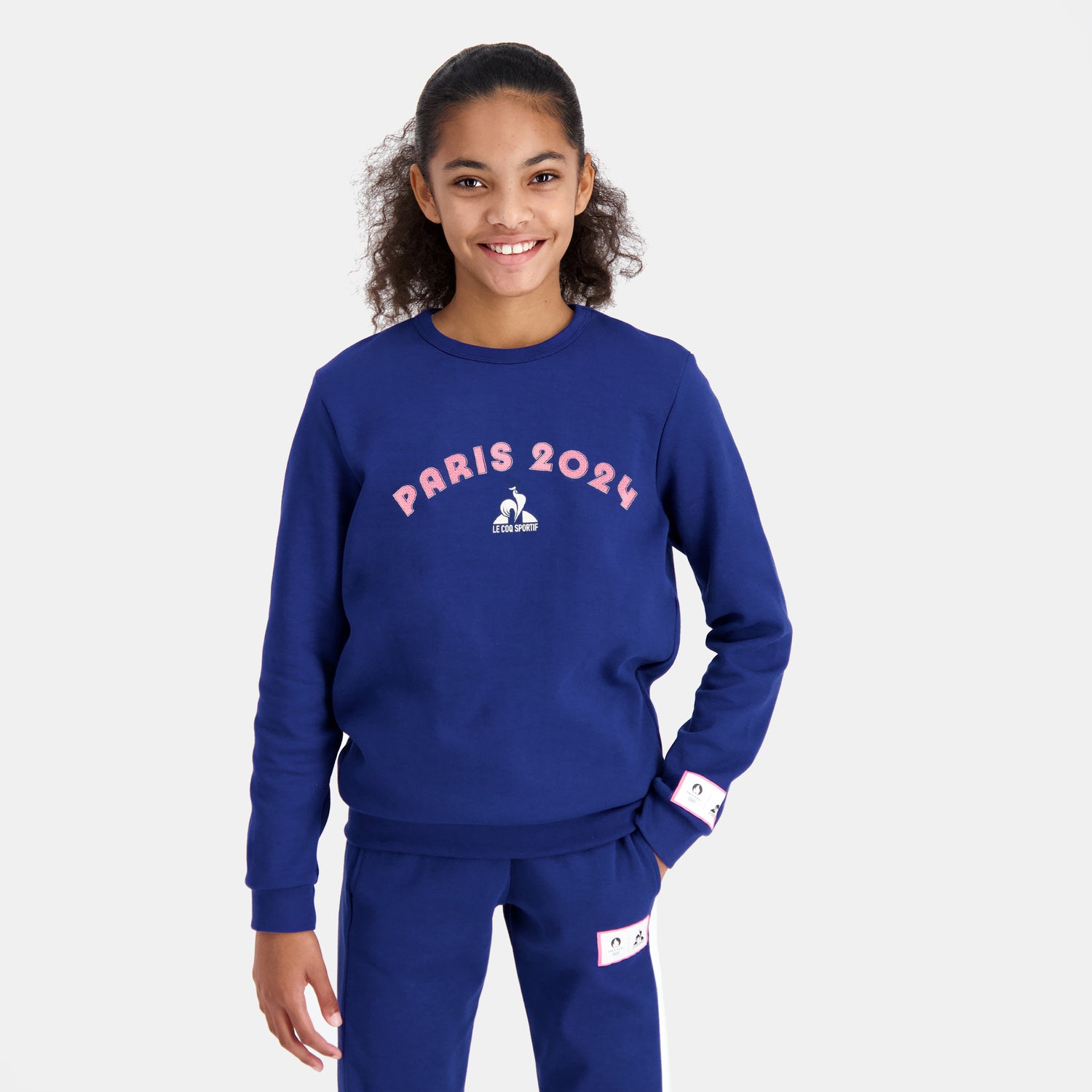 2410303-GRAPHIC P24 Crew Sweat N°1 Enfant blue d  | Round-Neck Sweatshirtshirt for kids