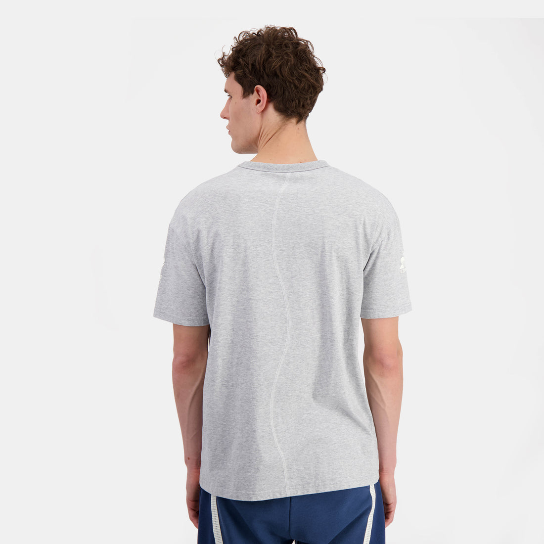 2410385-EFRO 24 Tee SS N°3 M gris chiné clair  | Maglietta Uomo