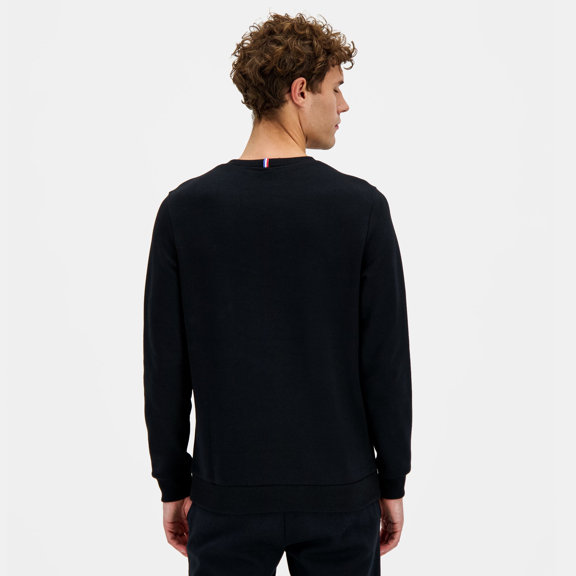 2410413-ESS T/T Crew Sweat N°1 M black  | Sudadera Cuello Redondo Hombre