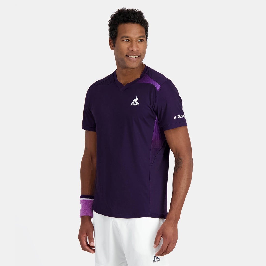 2410516-TENNIS PRO Tee SS 24 N°1 M purple velvet  | T-Shirt für Herren