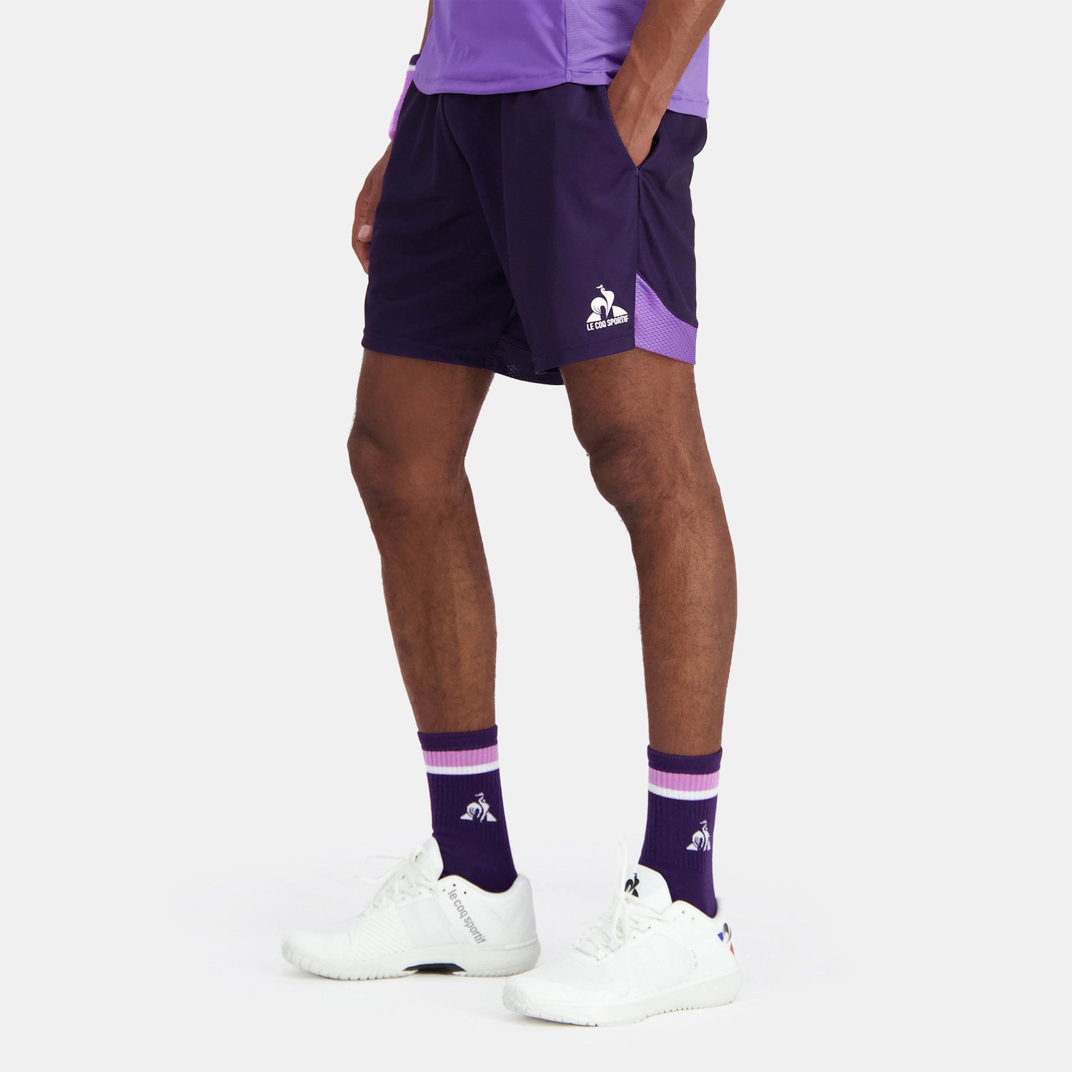 Shorts for men Tennis Performance - Purple – Le Coq Sportif