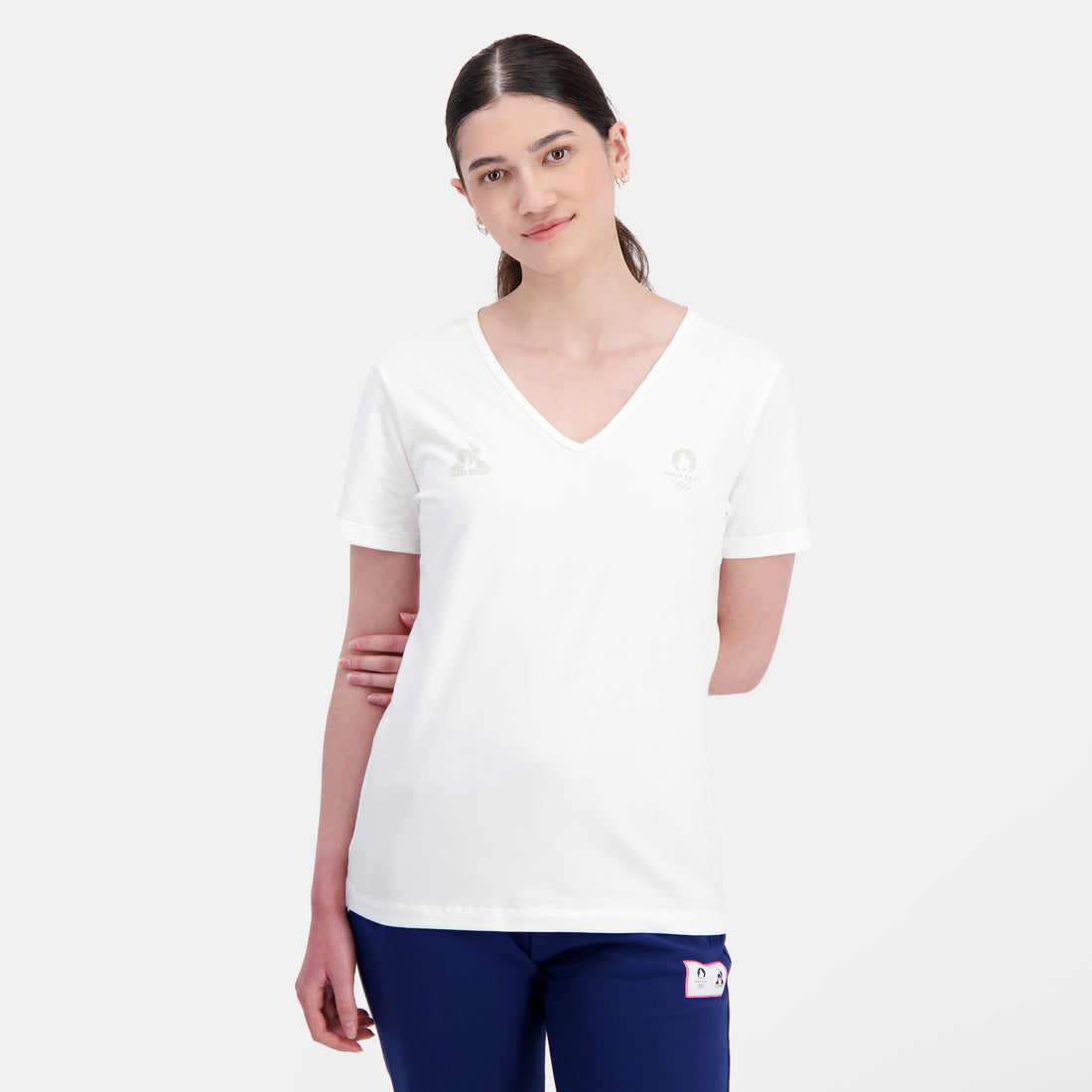 2410576-ESS P24 Tee SS Col V N°1 W marshmallow  | T-Shirt for women