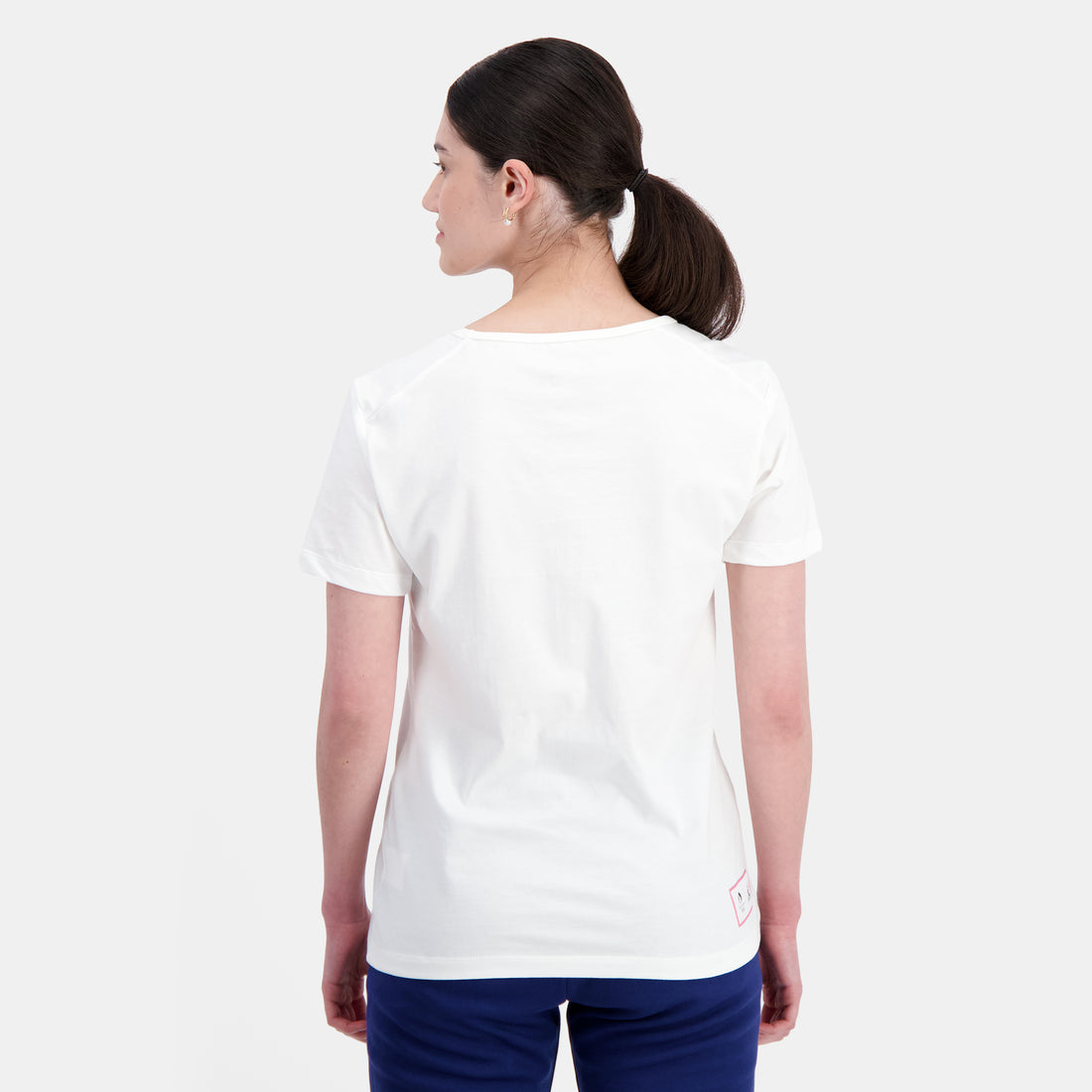 2410576-ESS P24 Tee SS Col V N°1 W marshmallow  | Camiseta Mujer