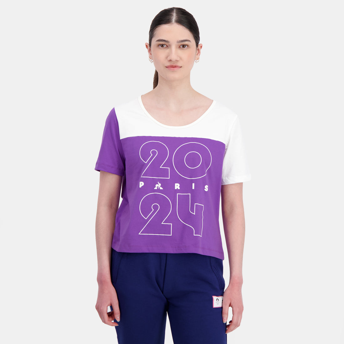 2410585-GRAPHIC P24 Tee SS N°2 W chive blossom/m  | T-Shirt for women