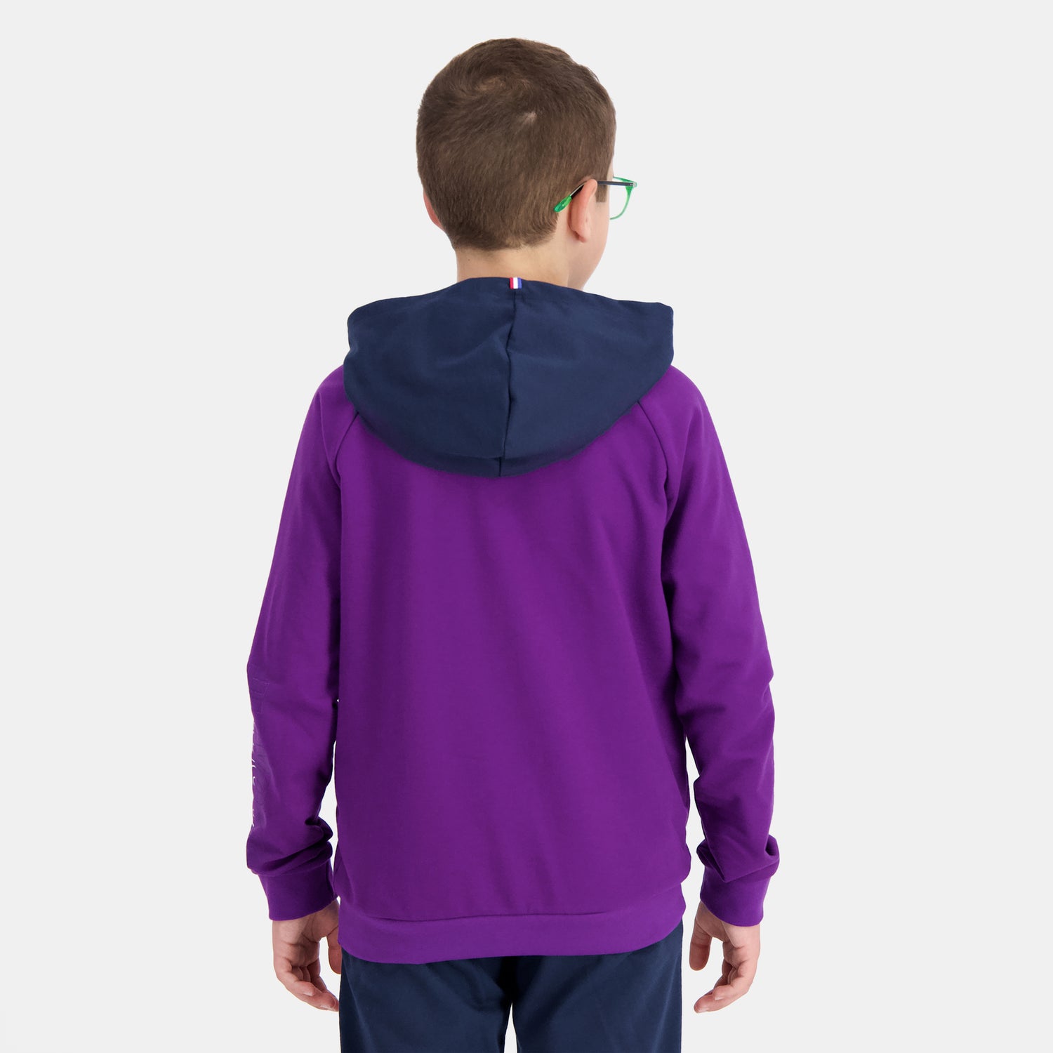 2410685-SAISON 2 Hoody N°1 Enfant violet j/dress  | Felpa Con Cappuccio Bambino