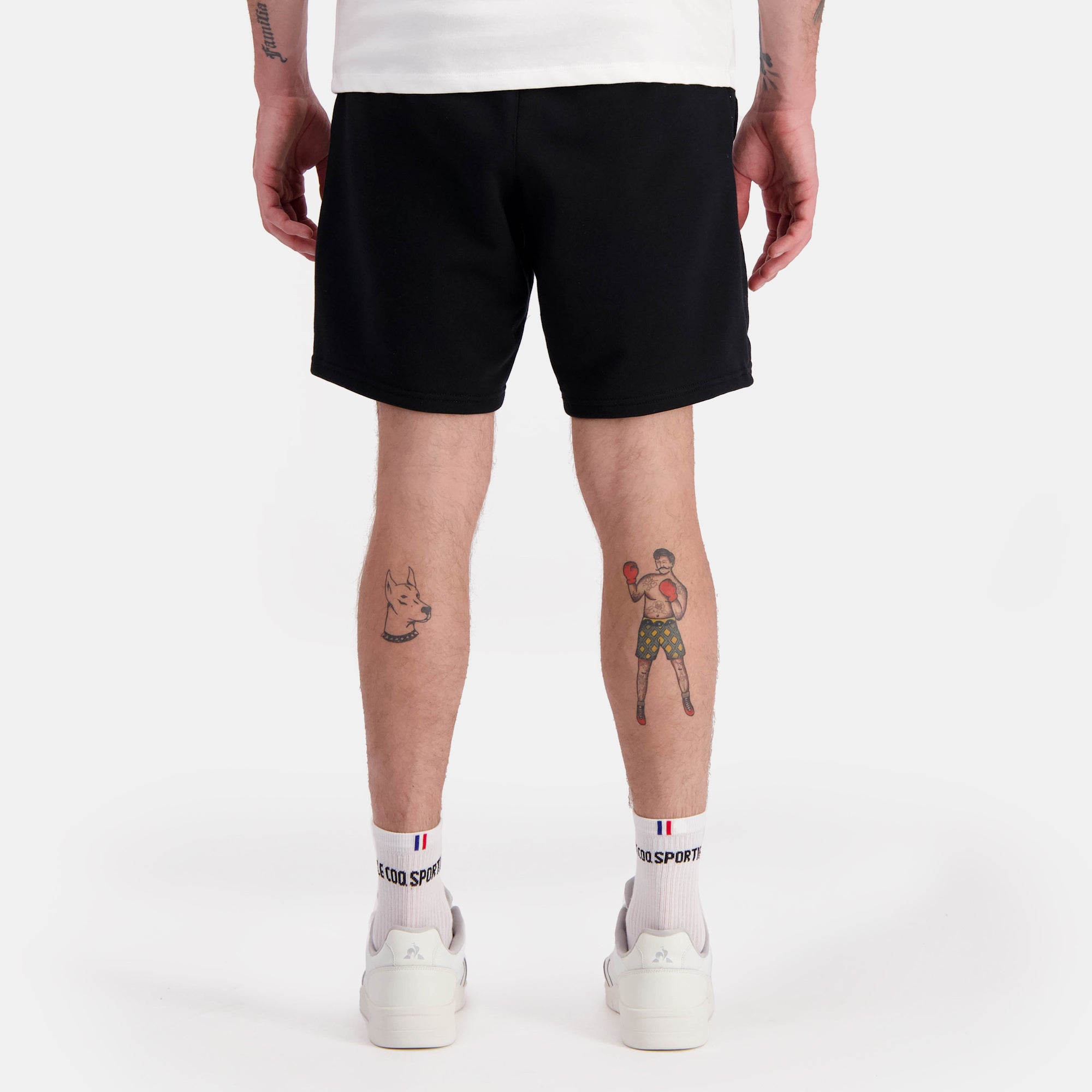 2410907-ESS T/T Short Regular N°2 M black  | Shorts for men