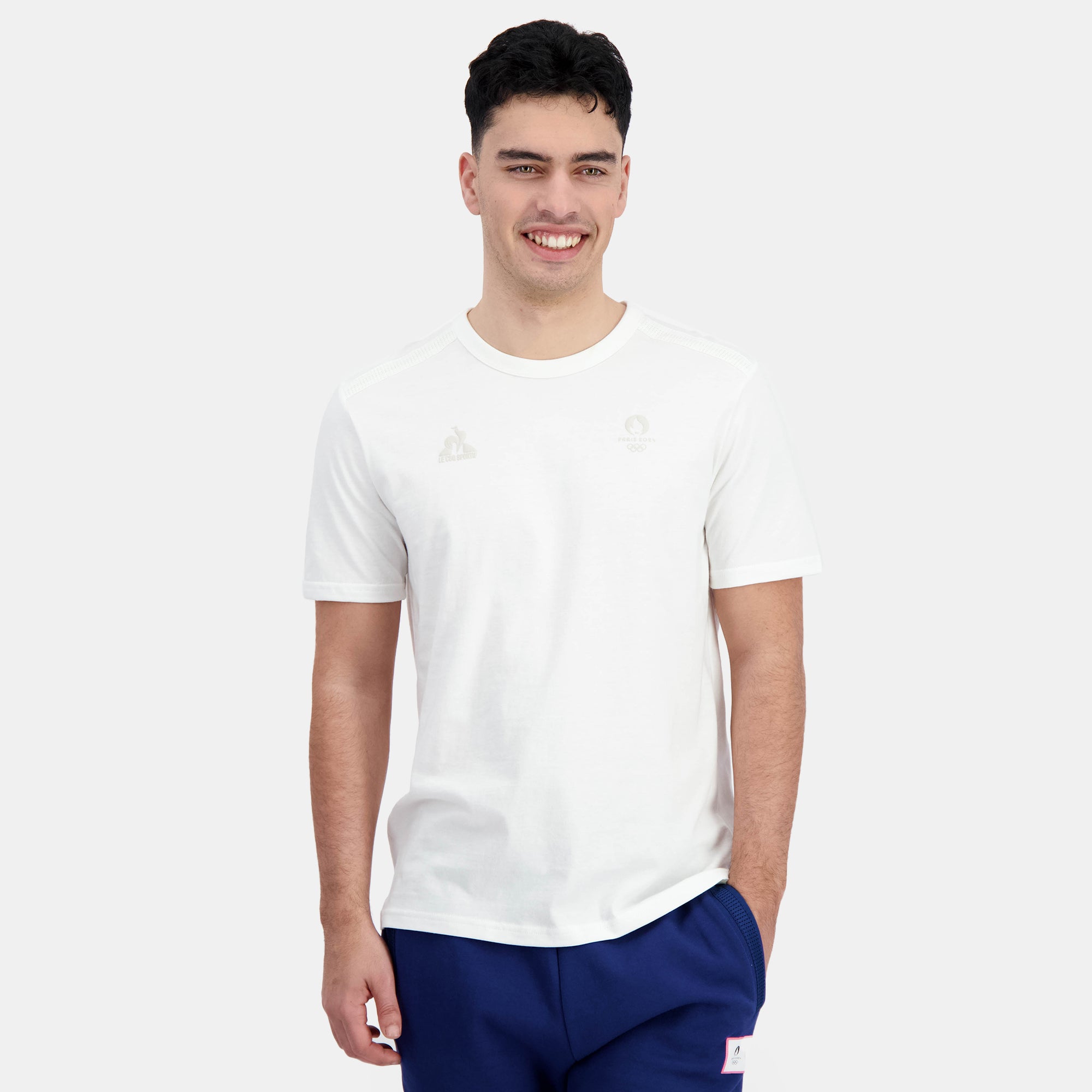 2411045-ESS P24 Tee SS N°2 M marshmallow  | T-Shirt für Herren