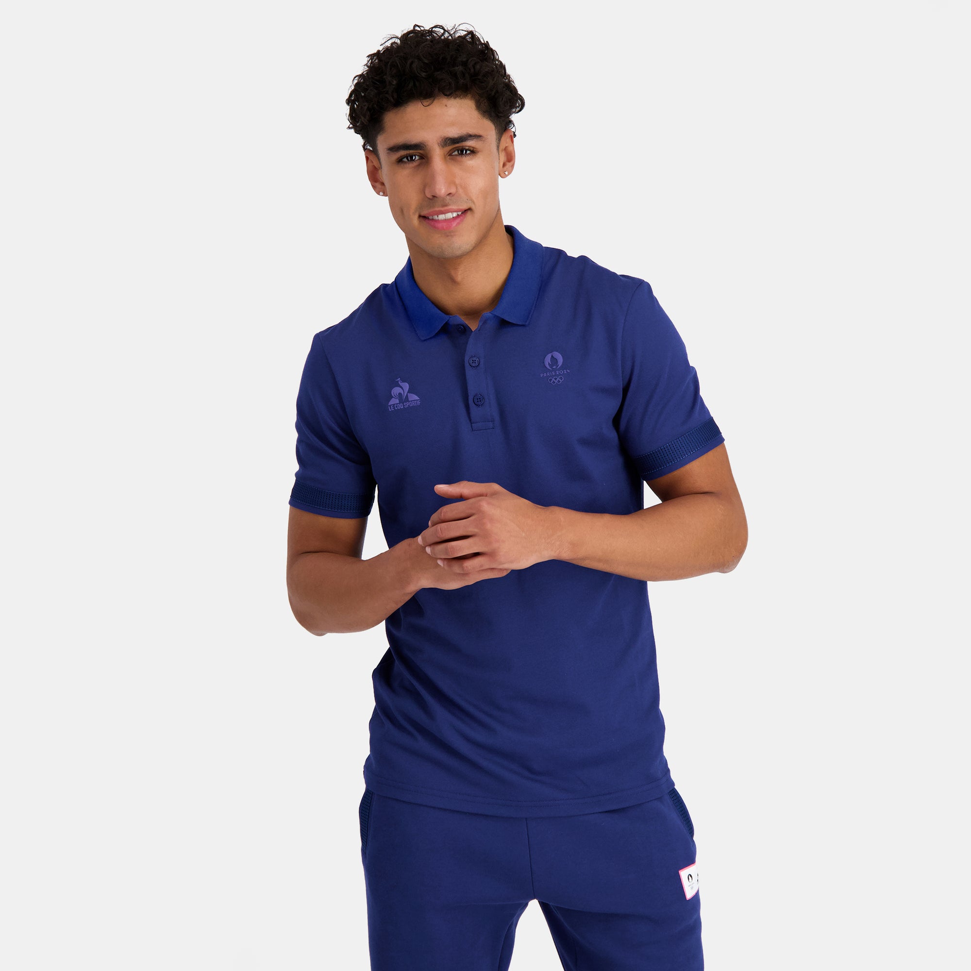 2411049-ESS P24 Polo SS N°2 M blue depths  | Polohemd für Herren