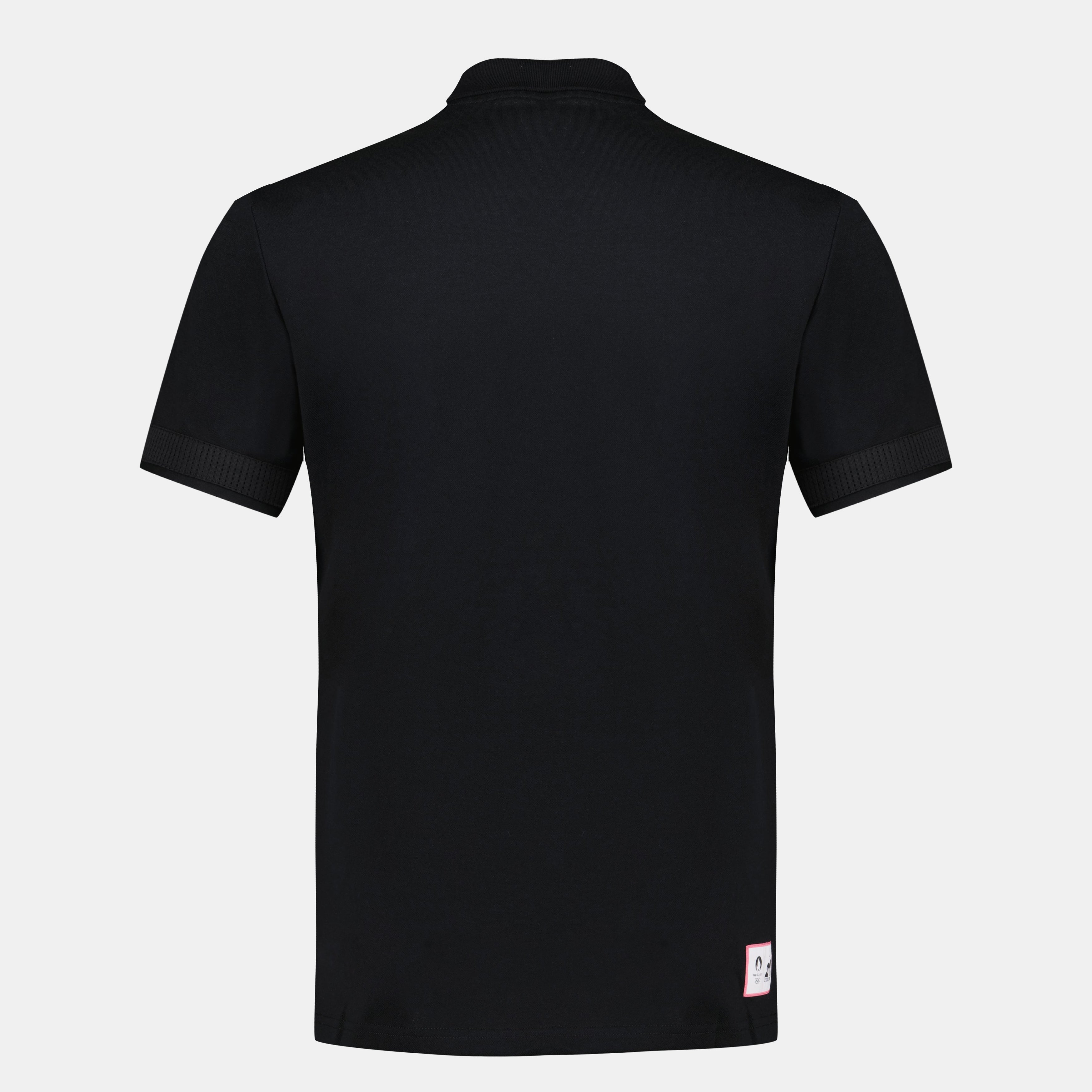 2411051-ESS P24 Polo SS N°2 M black  | Polo Shirt for men