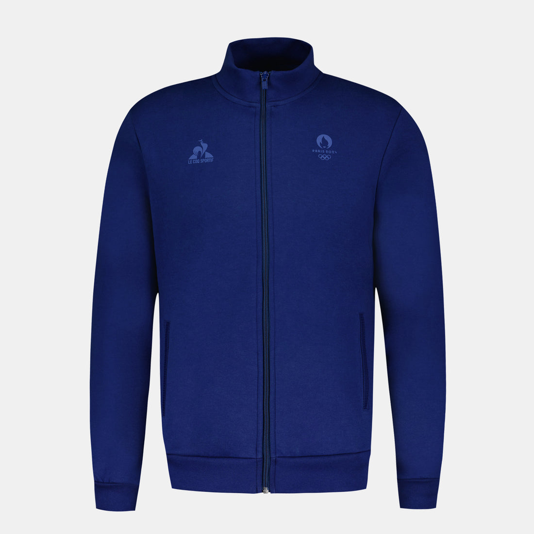 2411054-ESS P24 FZ Sweat N°2 M blue depths  | Zip-Up Sweatshirtshirt for men