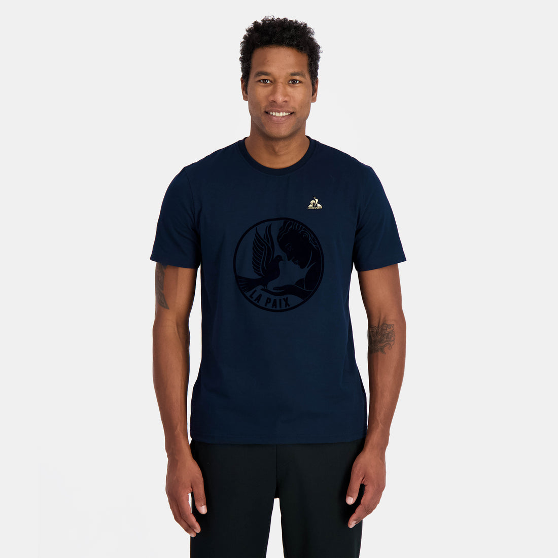 2411174-LA PAIX Tee SS N°1 M sky captain | T-shirt motif «La Paix»  Homme