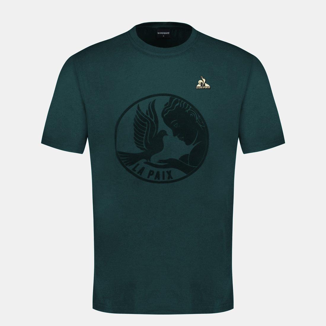 2411175-LA PAIX Tee SS N°1 M scarab  | T-Shirt motif «La Paix» für Herren
