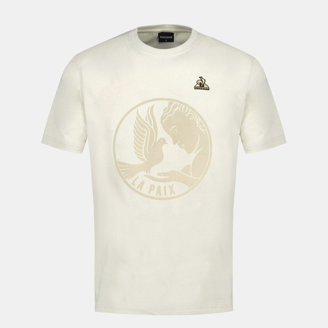 2411176-LA PAIX Tee SS N°1 M peyote  | T-Shirt motif «La Paix» for men