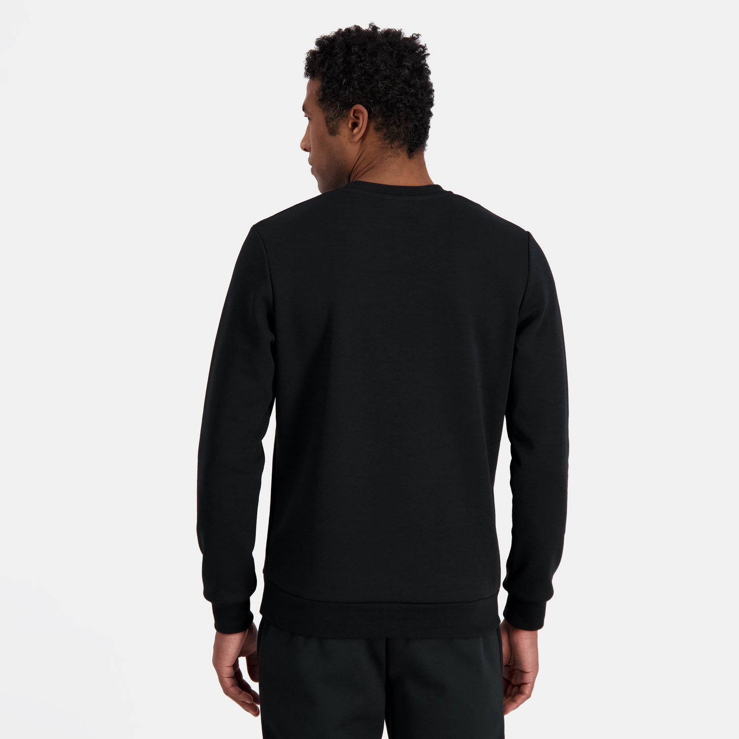 2411177-LA PAIX Crew Sweat N°1 M black  | Sweatshirtshirt Mit Rundhalsausschnitt motif «La Paix» für Herren